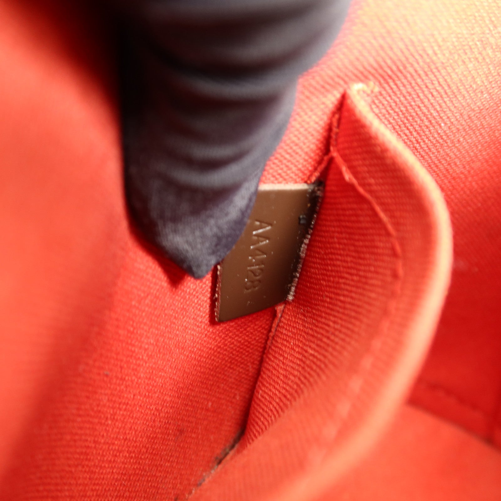 LOUIS VUITTON Damier Alma BB金扣手挽肩背兩用袋棕色