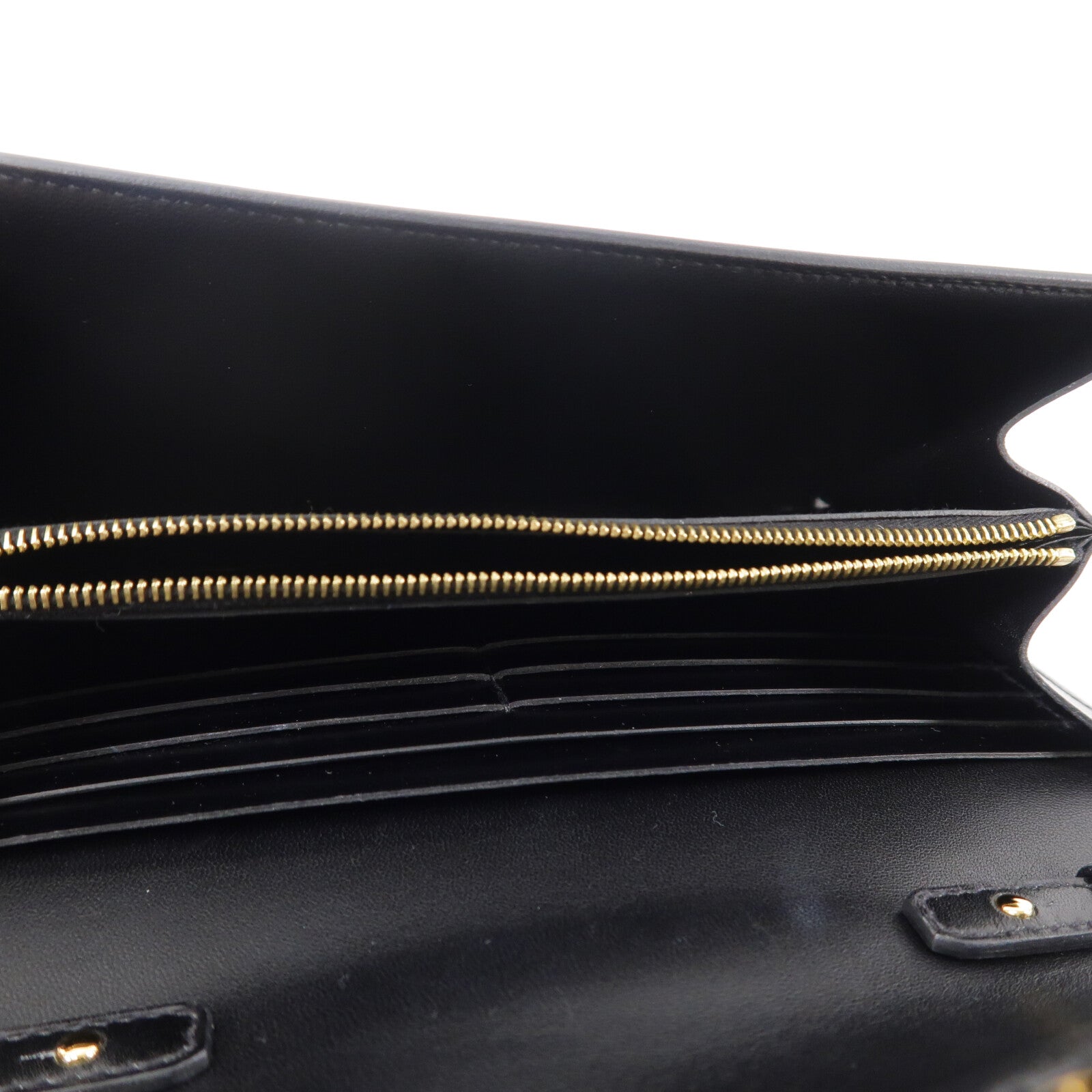 HERMES Box Calf皮革Constance To Go Rock肩背袋Noir