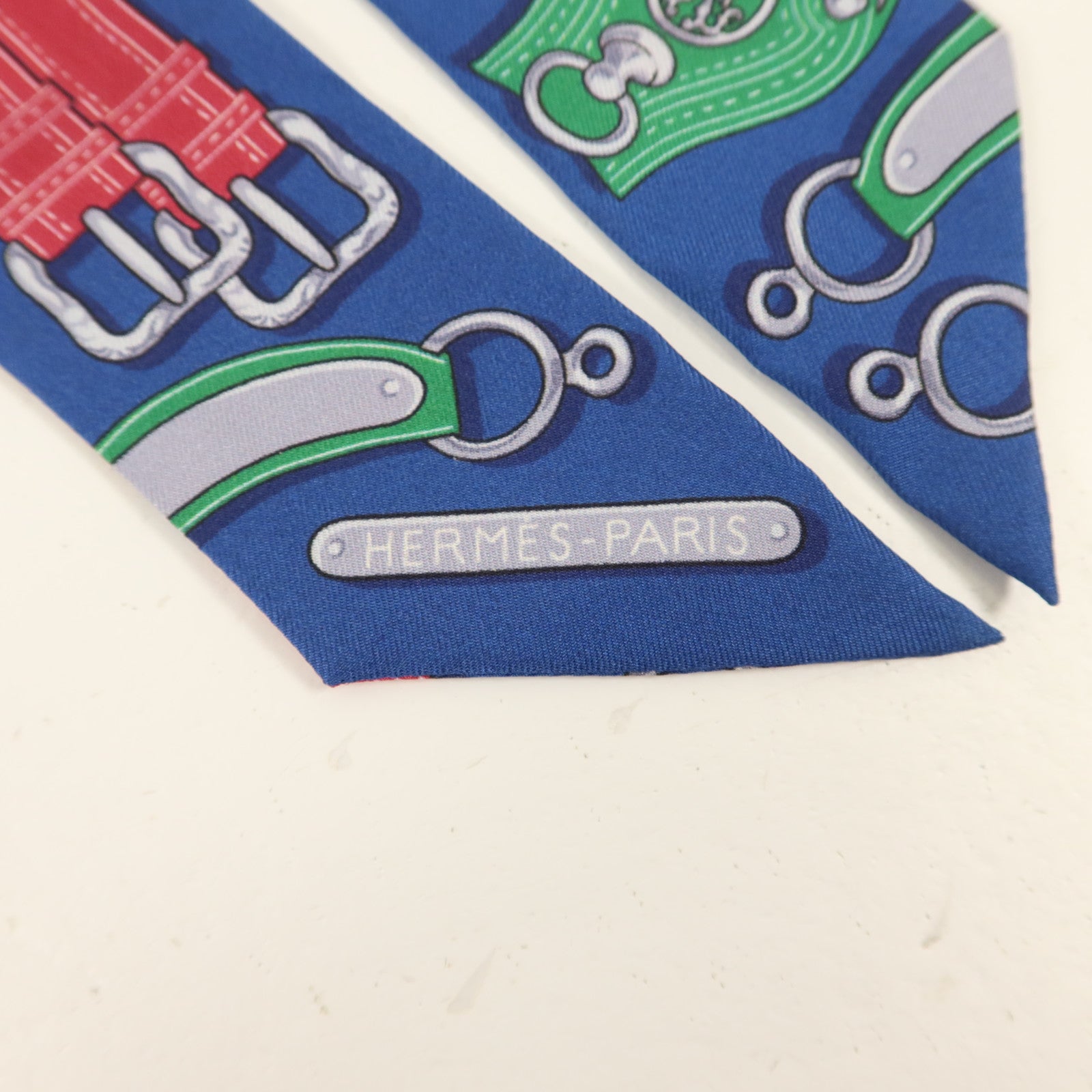 HERMES 絲質Twilly絲巾