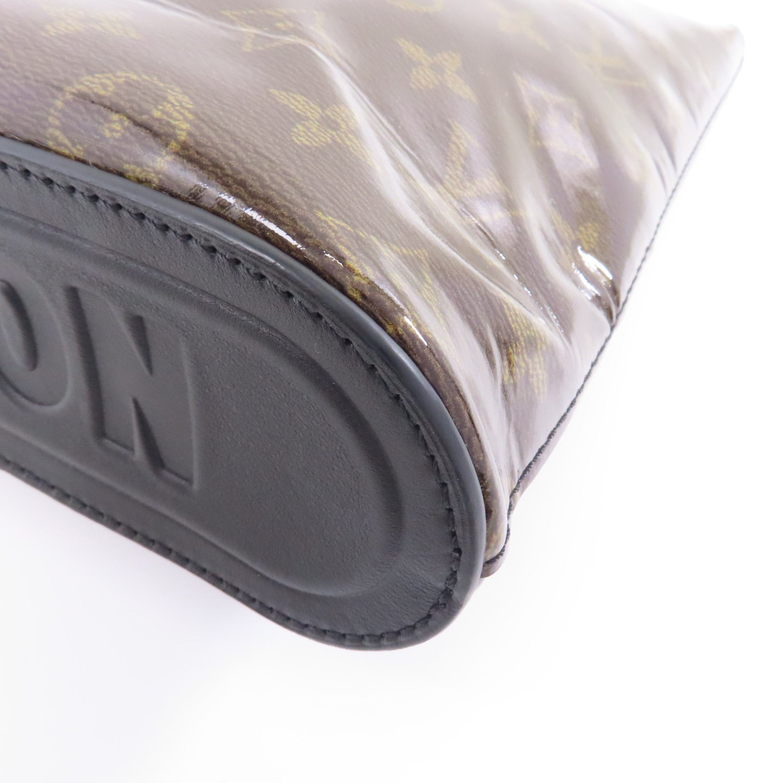 LOUIS VUITTON Monogram Glaze Pochette Pouch手拿包棕色