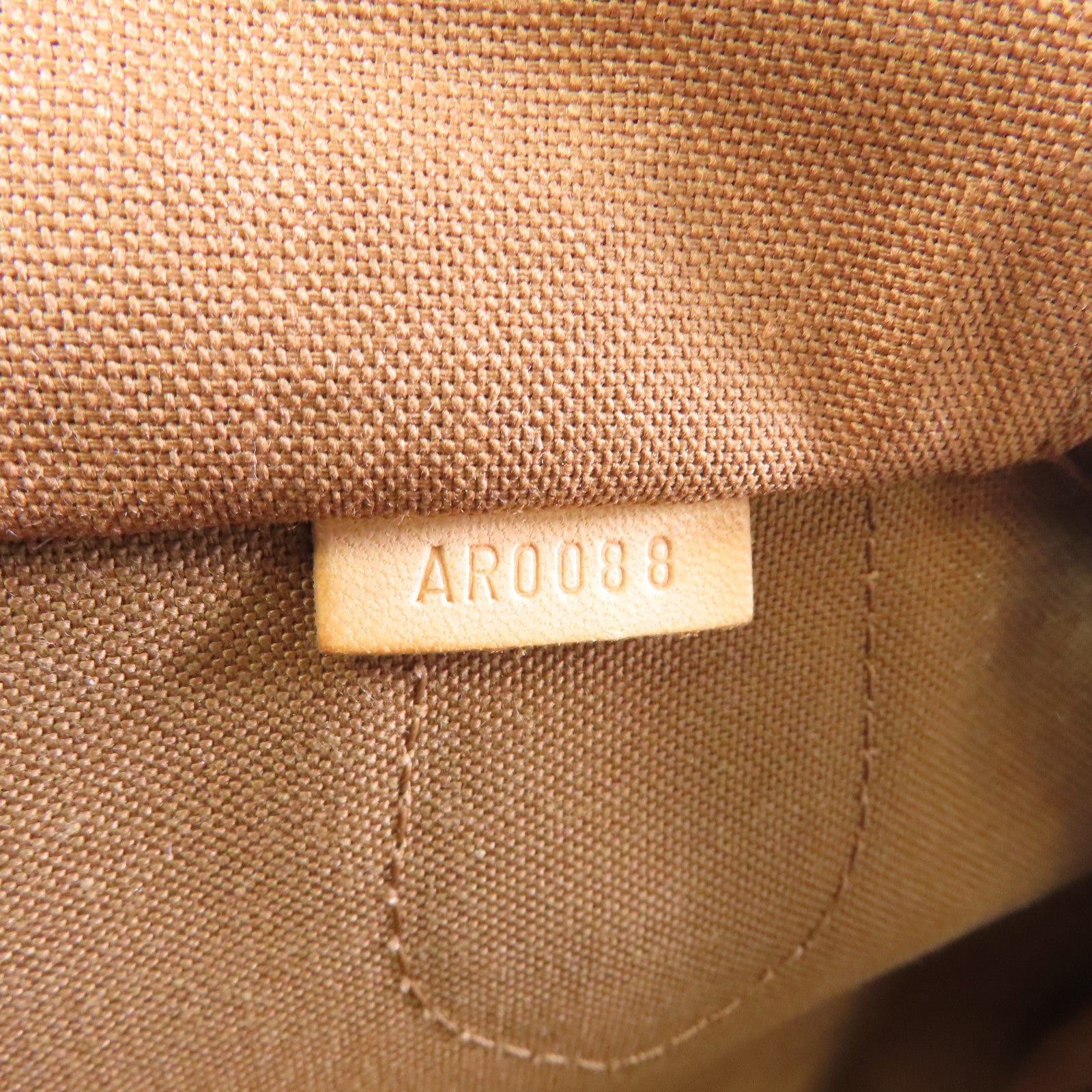 LOUIS VUITTON Monogram Montorgueil GM金扣肩背袋啡色