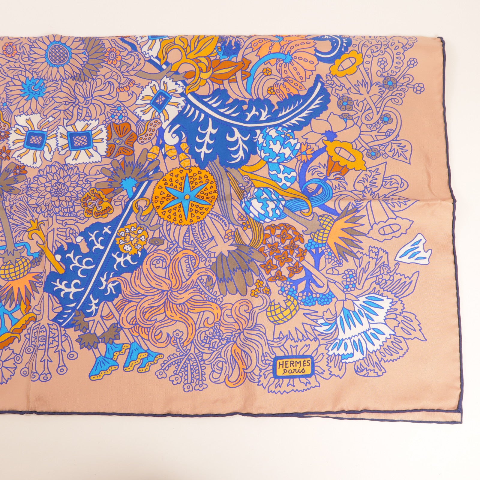 HERMES 絲質Scarf 90X90絲巾