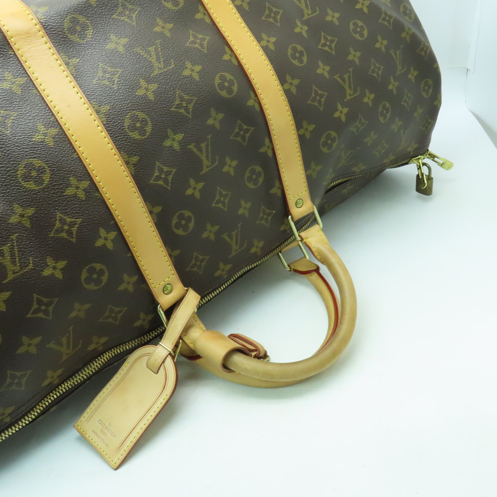LOUIS VUITTON 【激減優惠】Monogram Keepall 60金扣手挽袋啡色