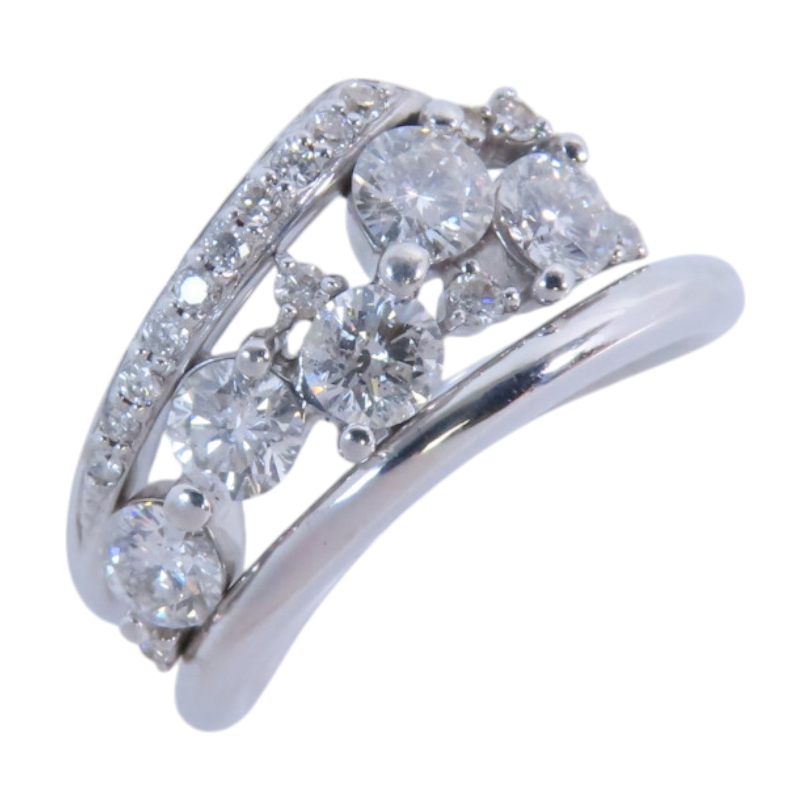 JEWELRY 18K白金Diamond Ring鑽石戒指US#6.75