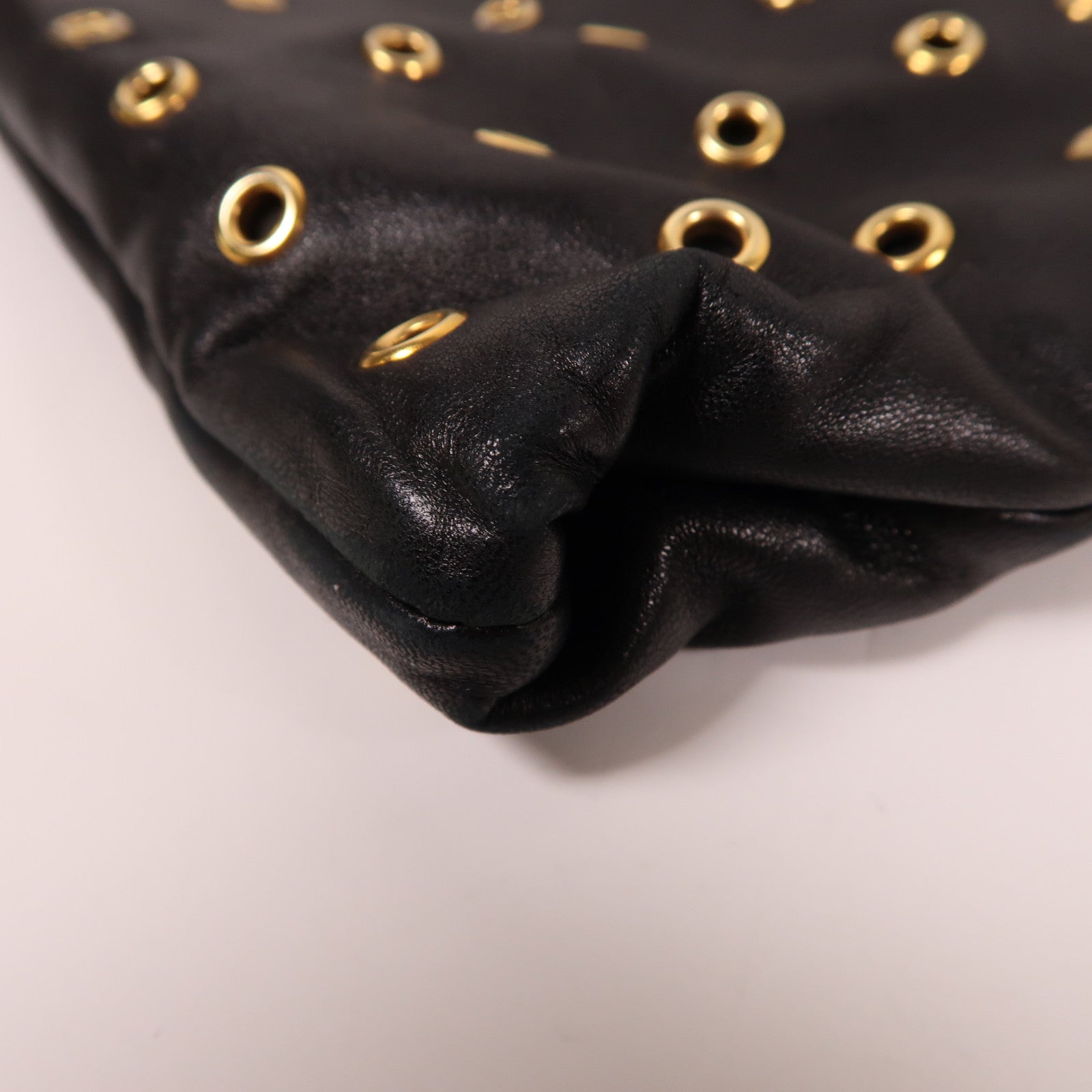 PRADA 牛皮皮革Shoulder Bag金扣肩背袋黑色