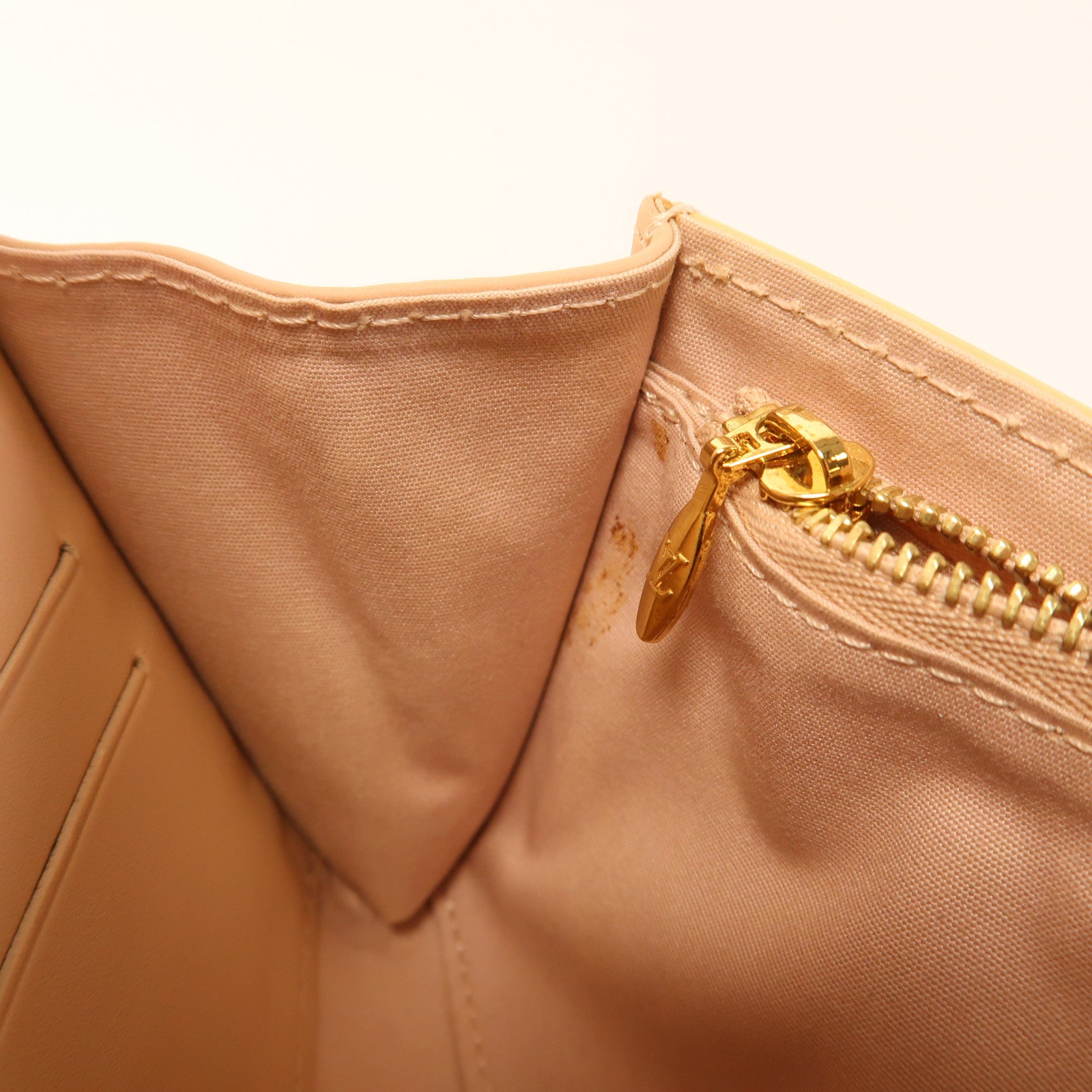 LOUIS VUITTON Vernis Sunset Boulevard金扣手挽袋