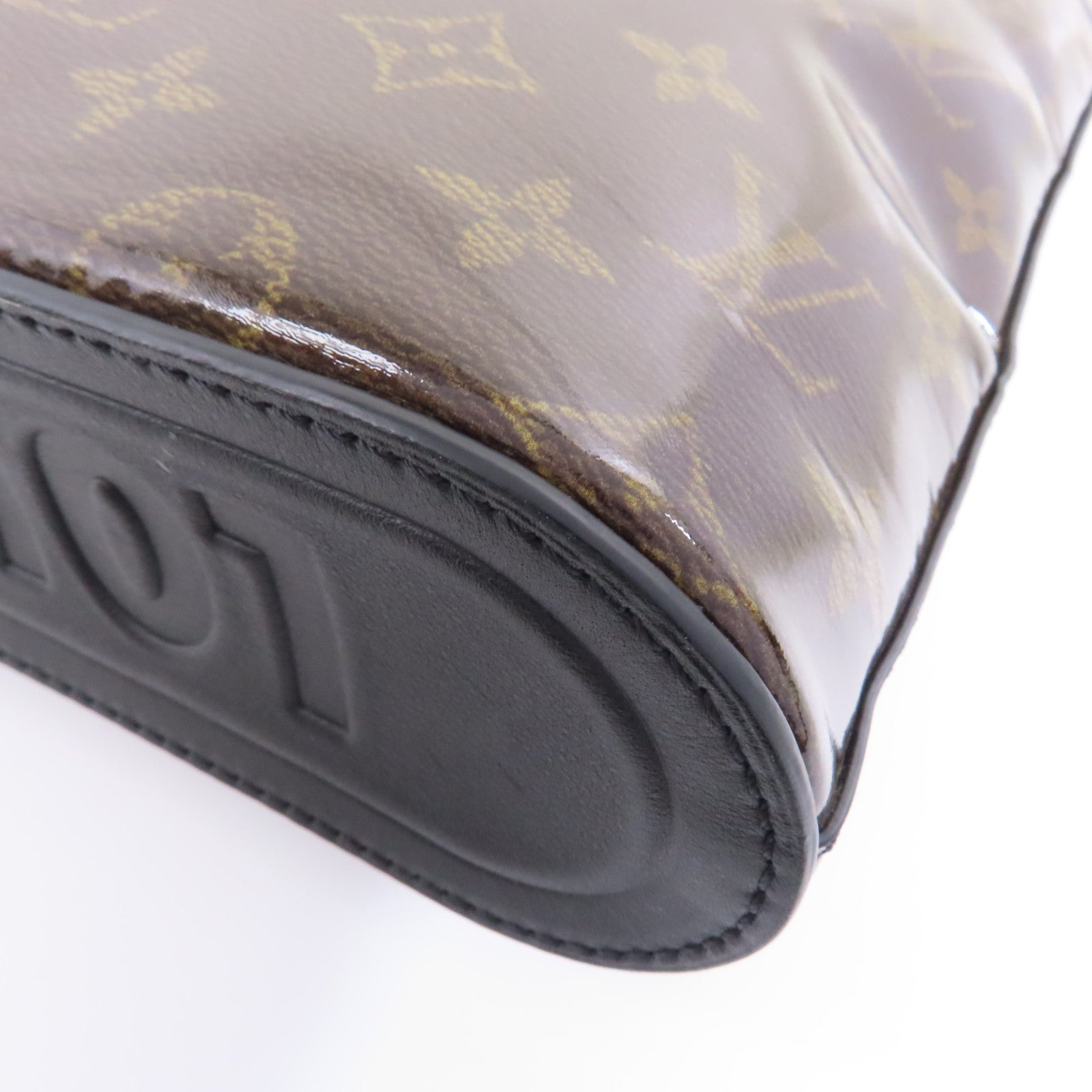 LOUIS VUITTON Monogram Glaze Pochette Pouch手拿包棕色