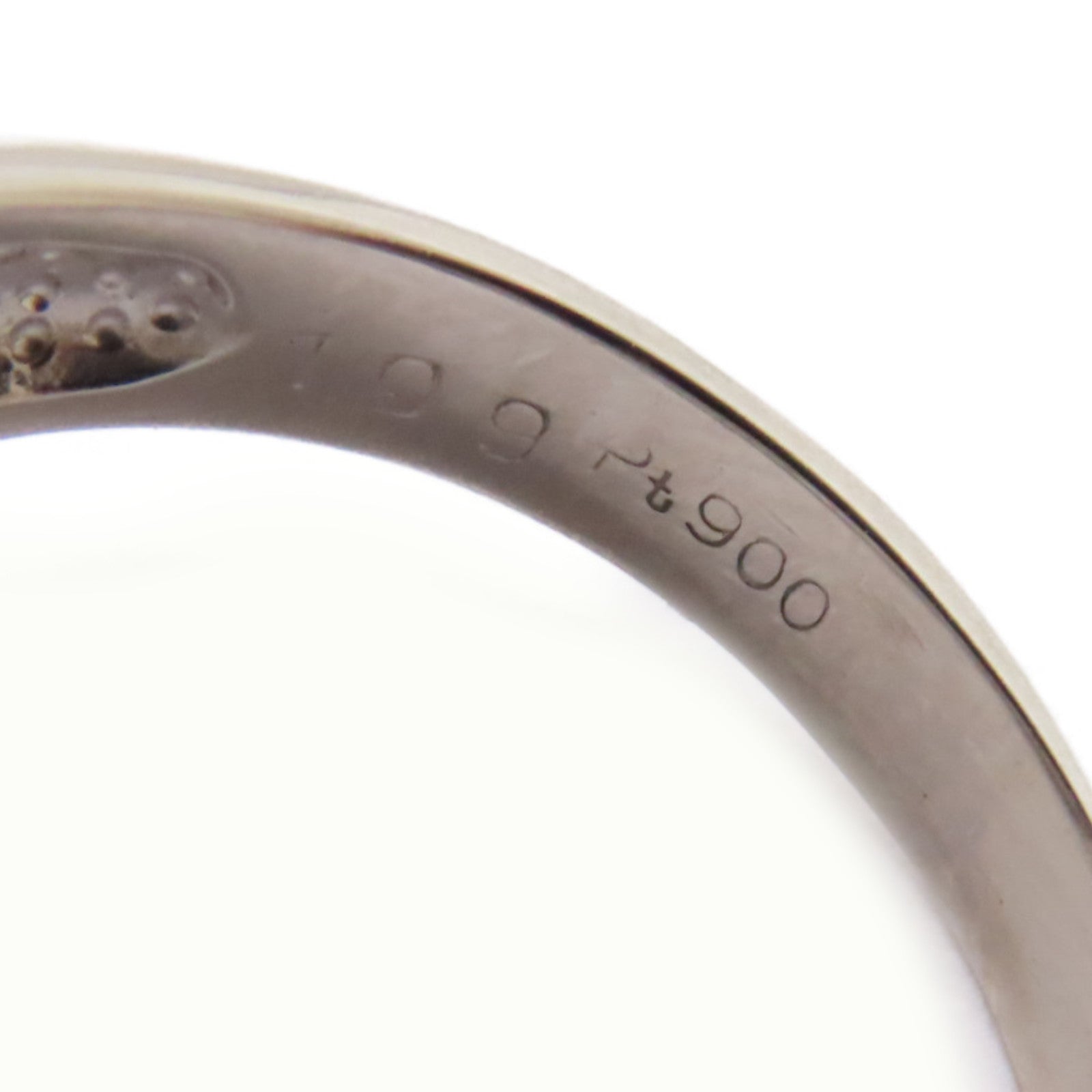 JEWELRY PT900鉑金Sapphire/Diamond Ring 1.09ct藍寶石/0.70ct鑽石戒指US#7.5
