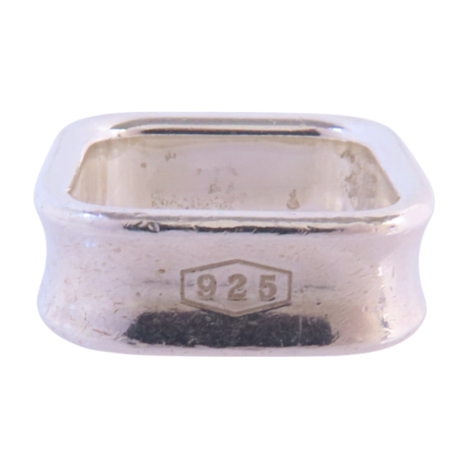 TIFFANY＆CO 925純銀1837 Square Silver Ring戒指US#6.5