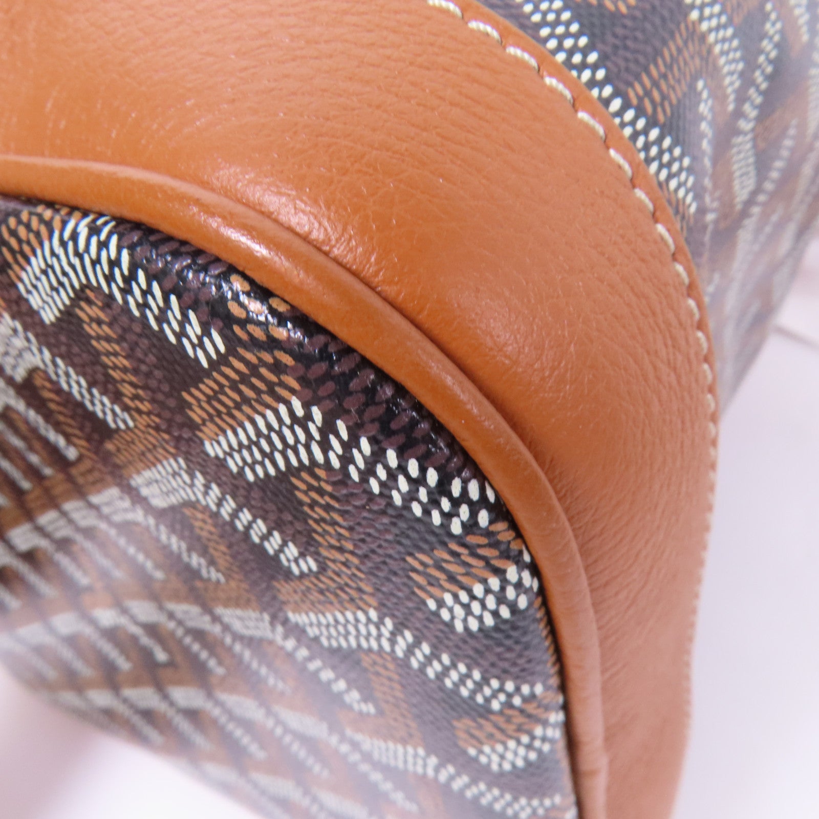 GOYARD 塗層帆布Petit Flot Bucket Bag銀扣肩背袋