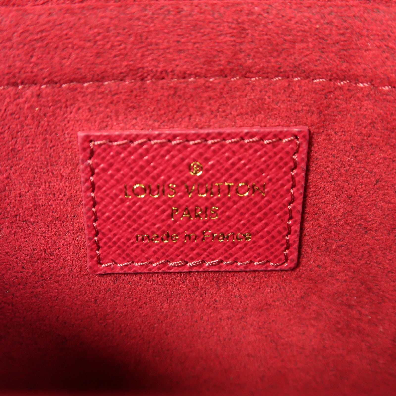 LOUIS VUITTON Monogram Felicie Pochette金扣鏈帶肩背袋