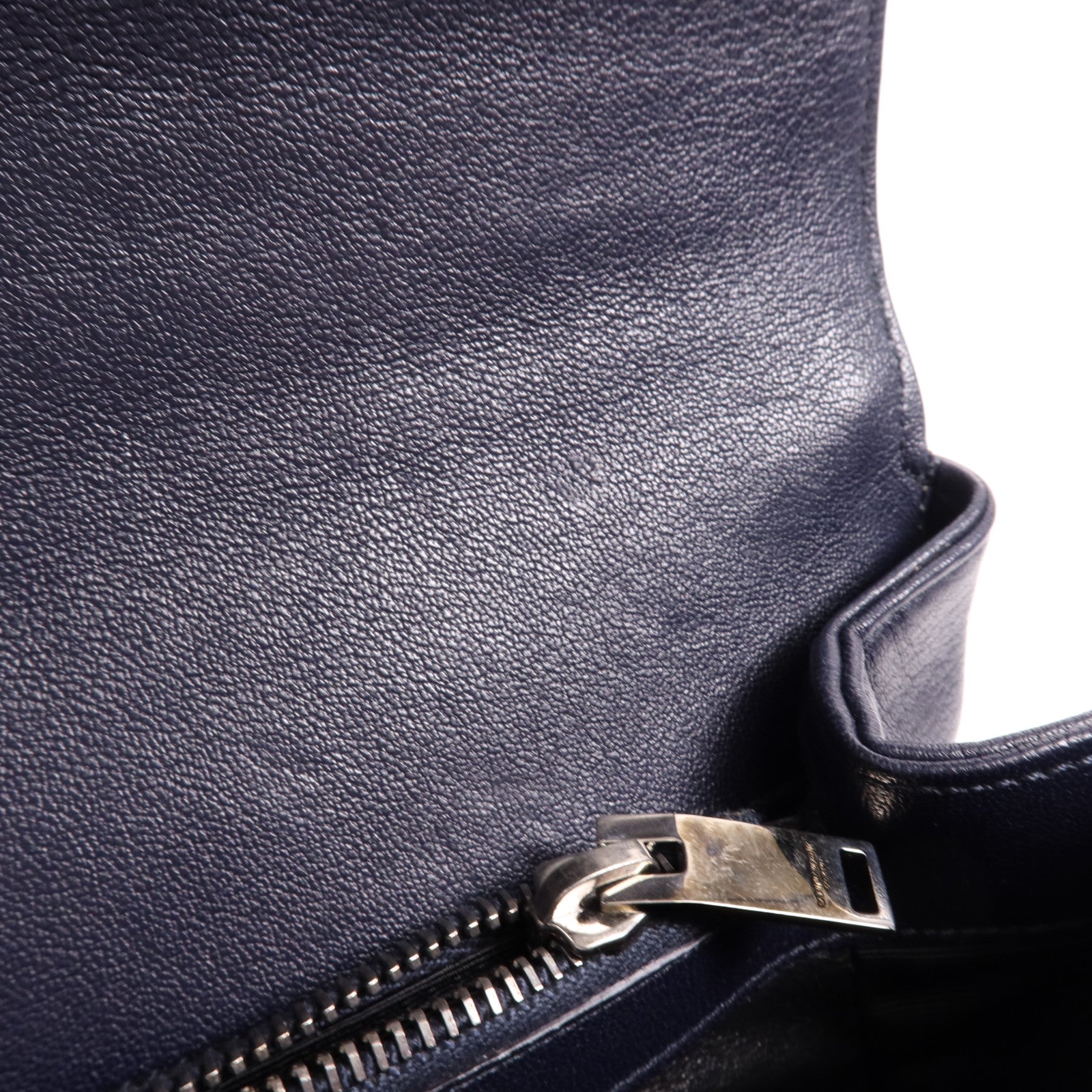 SAINT LAURENT 牛皮皮革College Large銀扣手挽肩背兩用袋