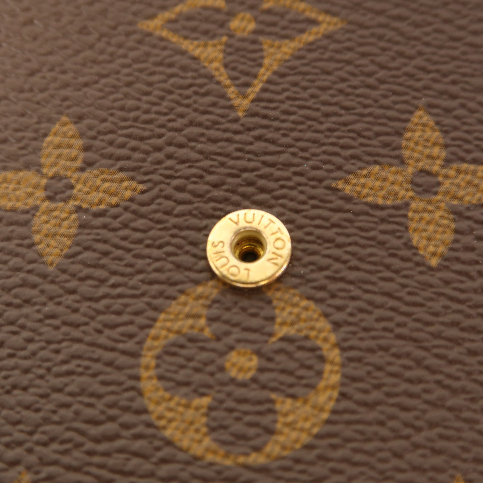 LOUIS VUITTON Monogram Felicie Pochette金扣鏈帶肩背袋