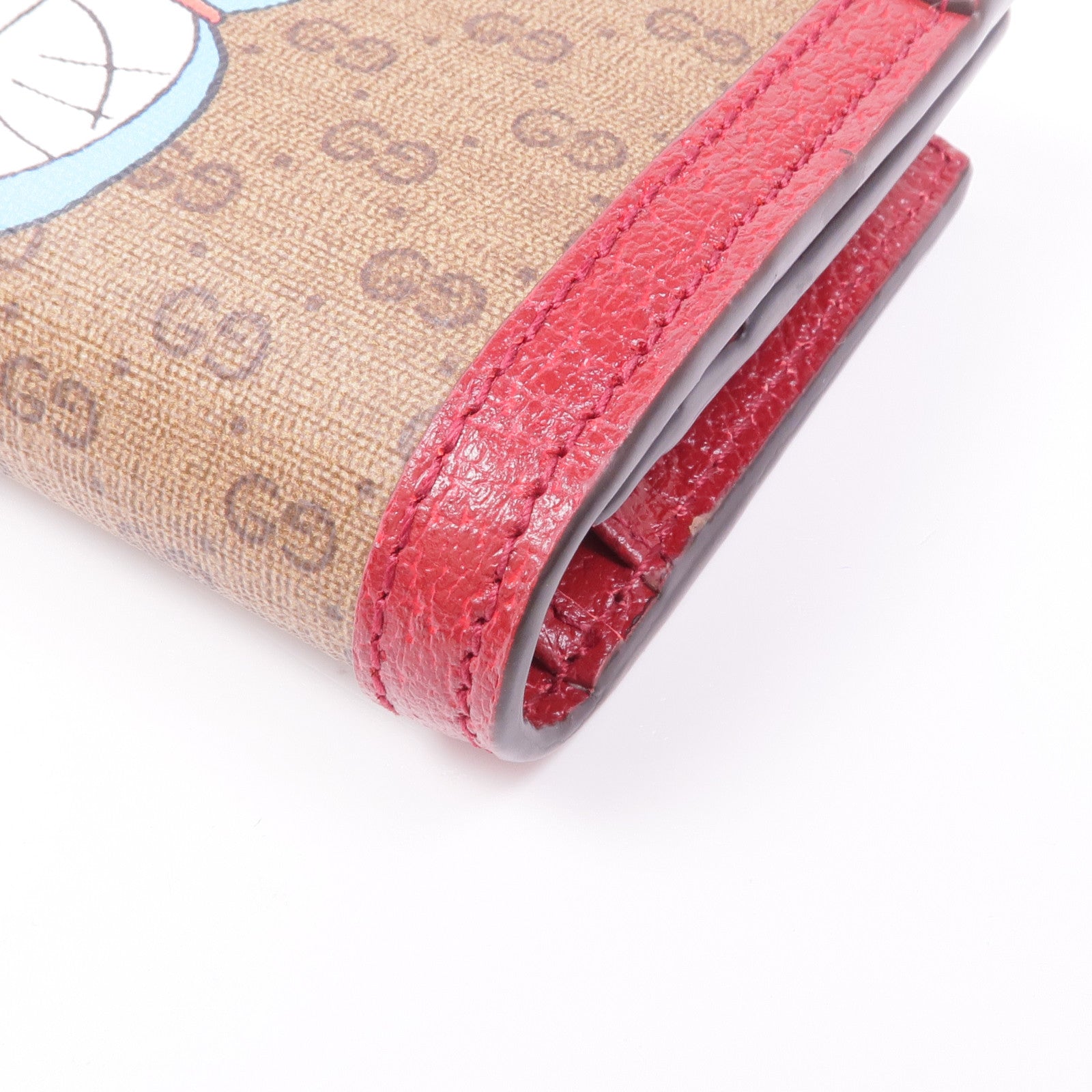 GUCCI 塗層帆布/皮革Gucci x Doraemon Card Case卡片套