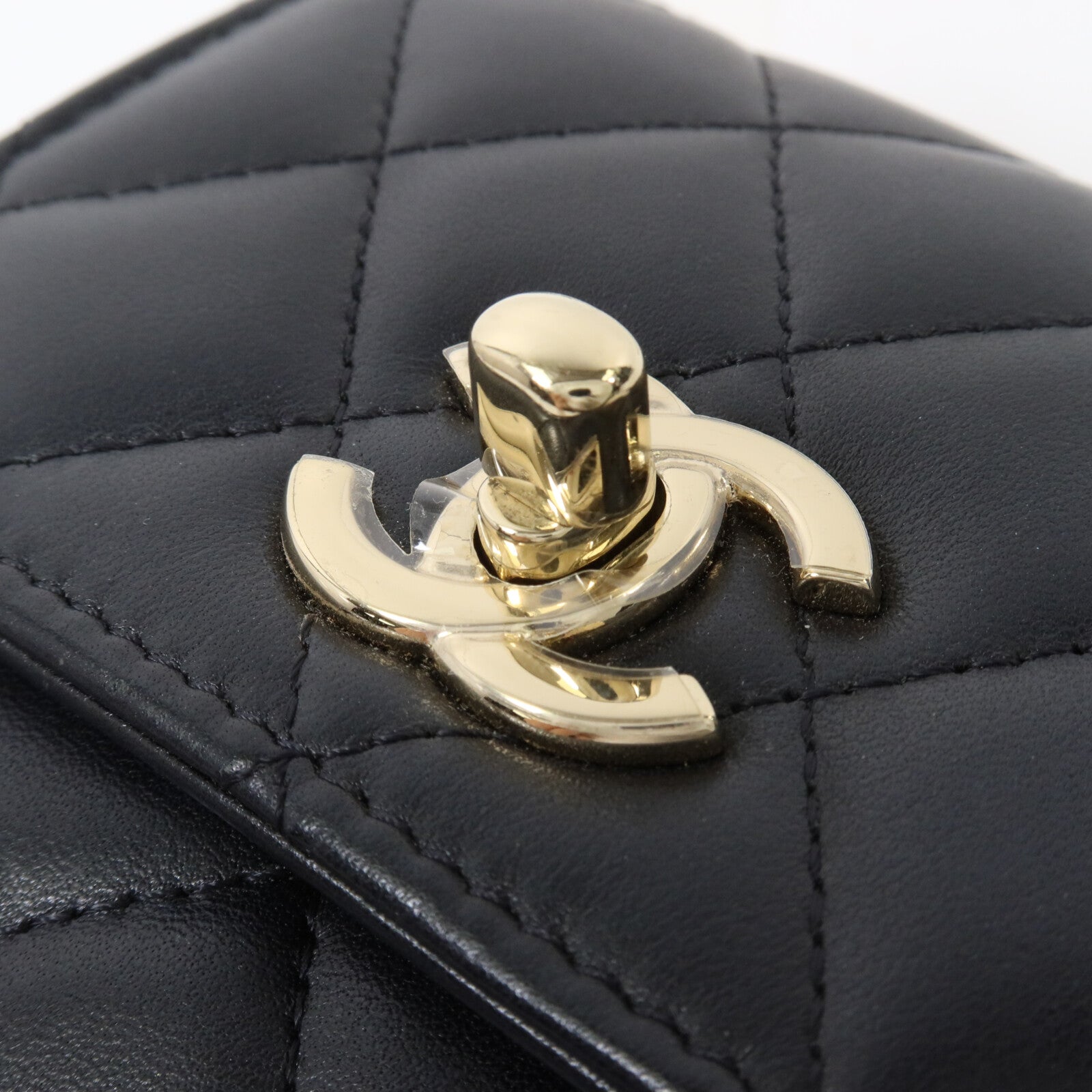 CHANEL 羊皮皮革Trendy CC Mini Bag鏈帶肩背袋
