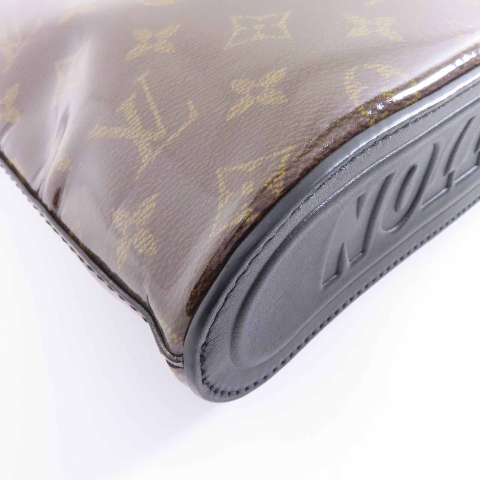LOUIS VUITTON Monogram Glaze Pochette Pouch手拿包棕色