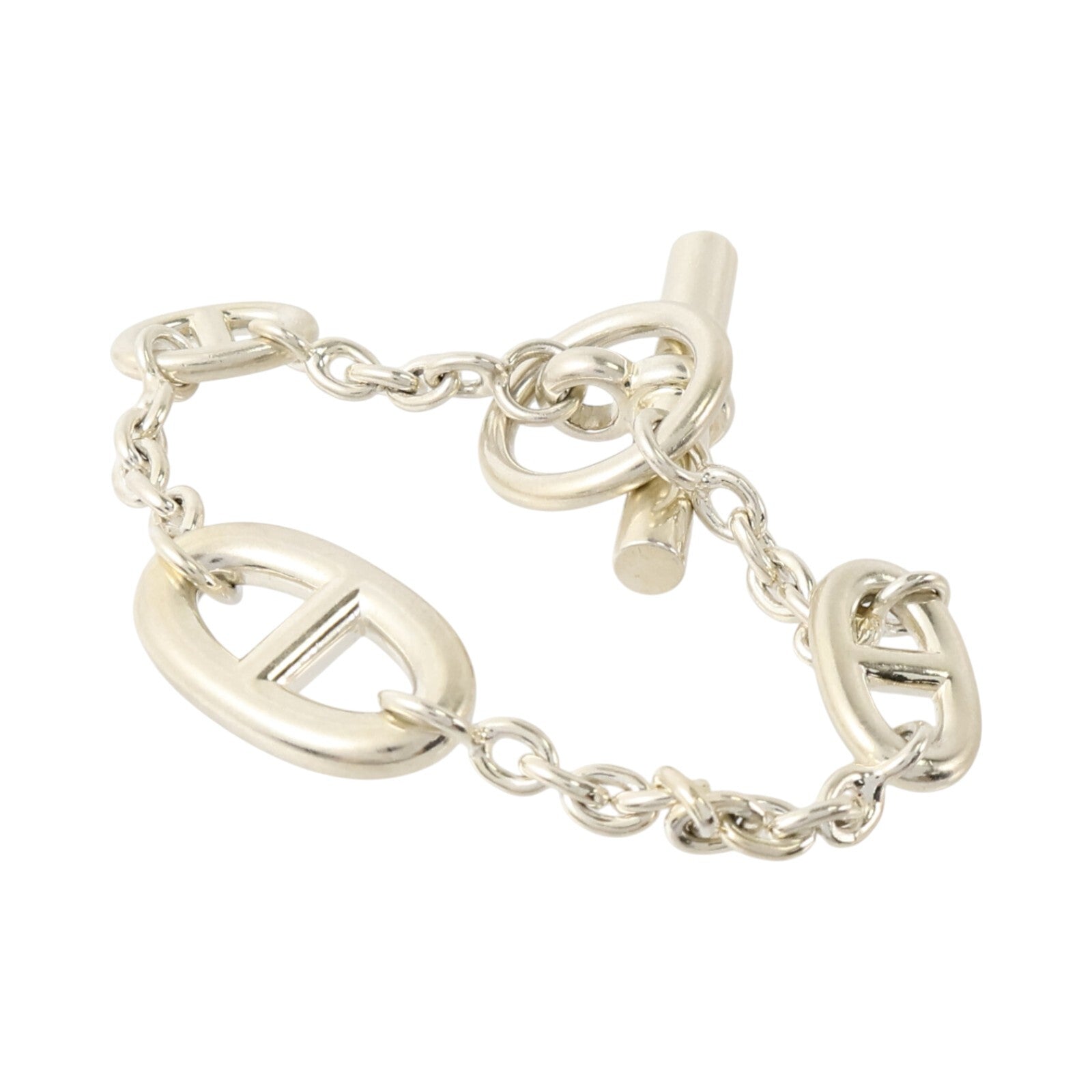 HERMES 925純銀Farandole Bracelet銀扣手鏈