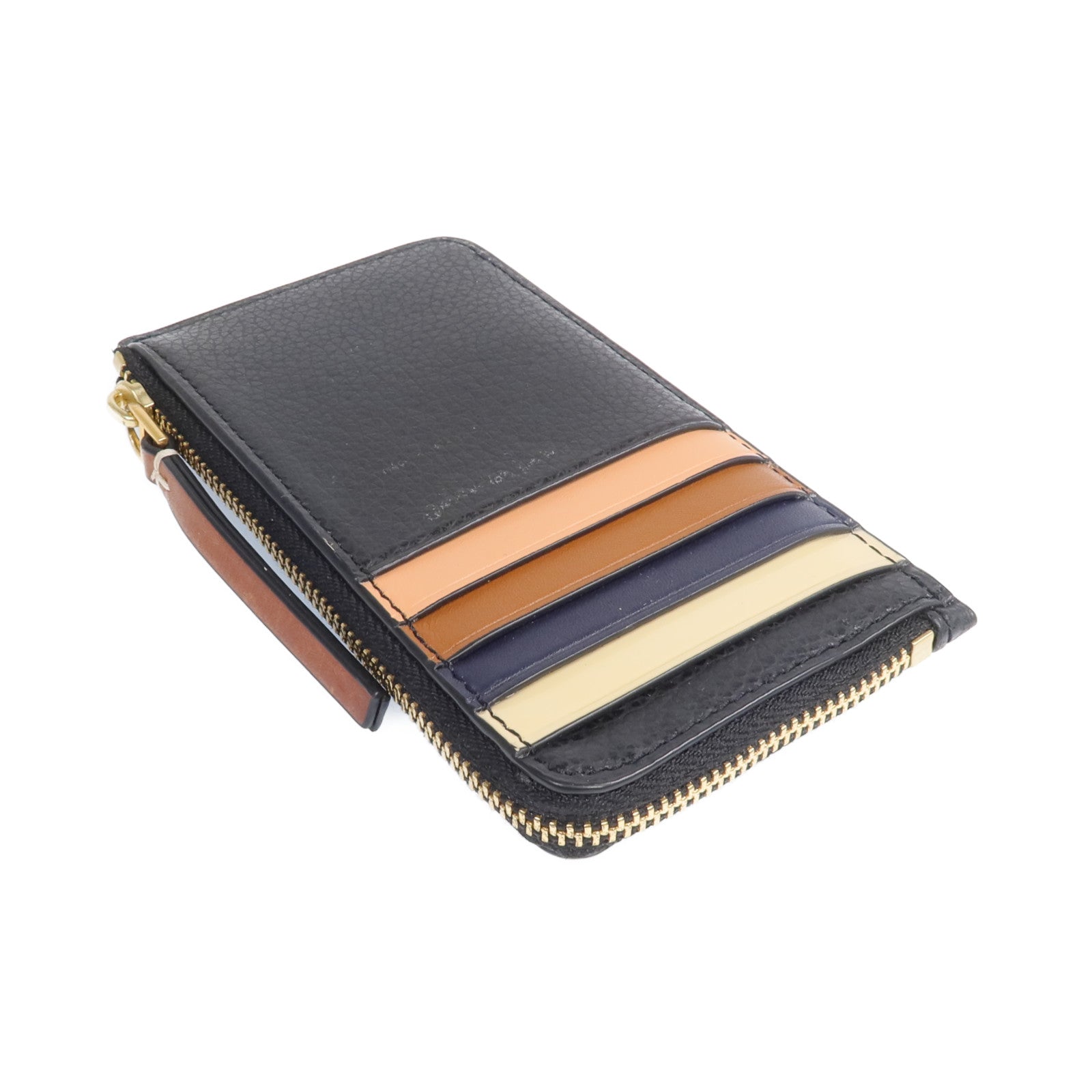 Tory Burch 牛皮皮革Card Case金扣卡片套