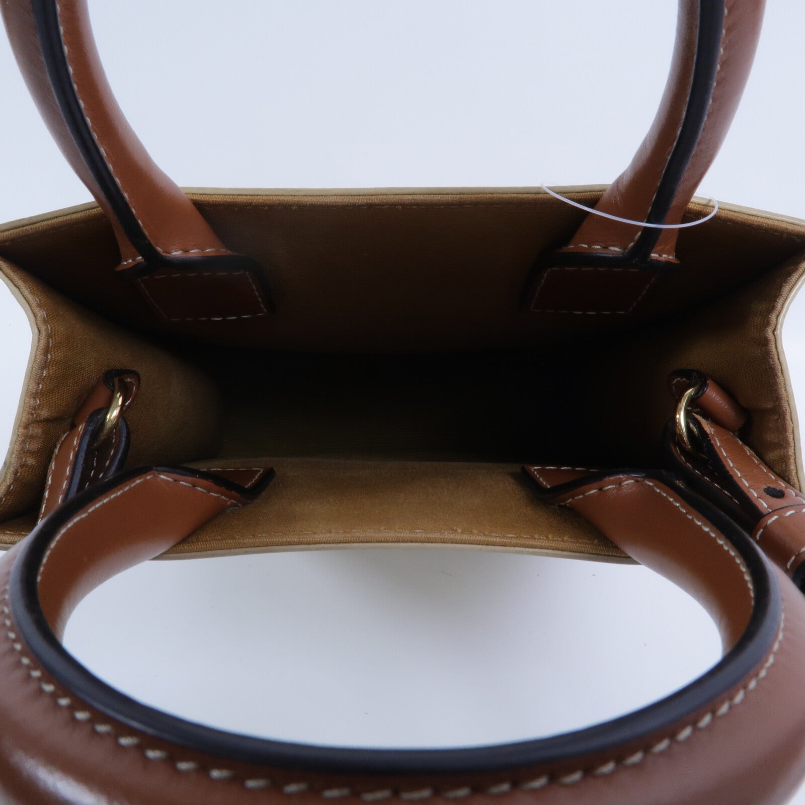 CELINE 塗層帆布Mini Vertical Cabas手挽肩背兩用袋