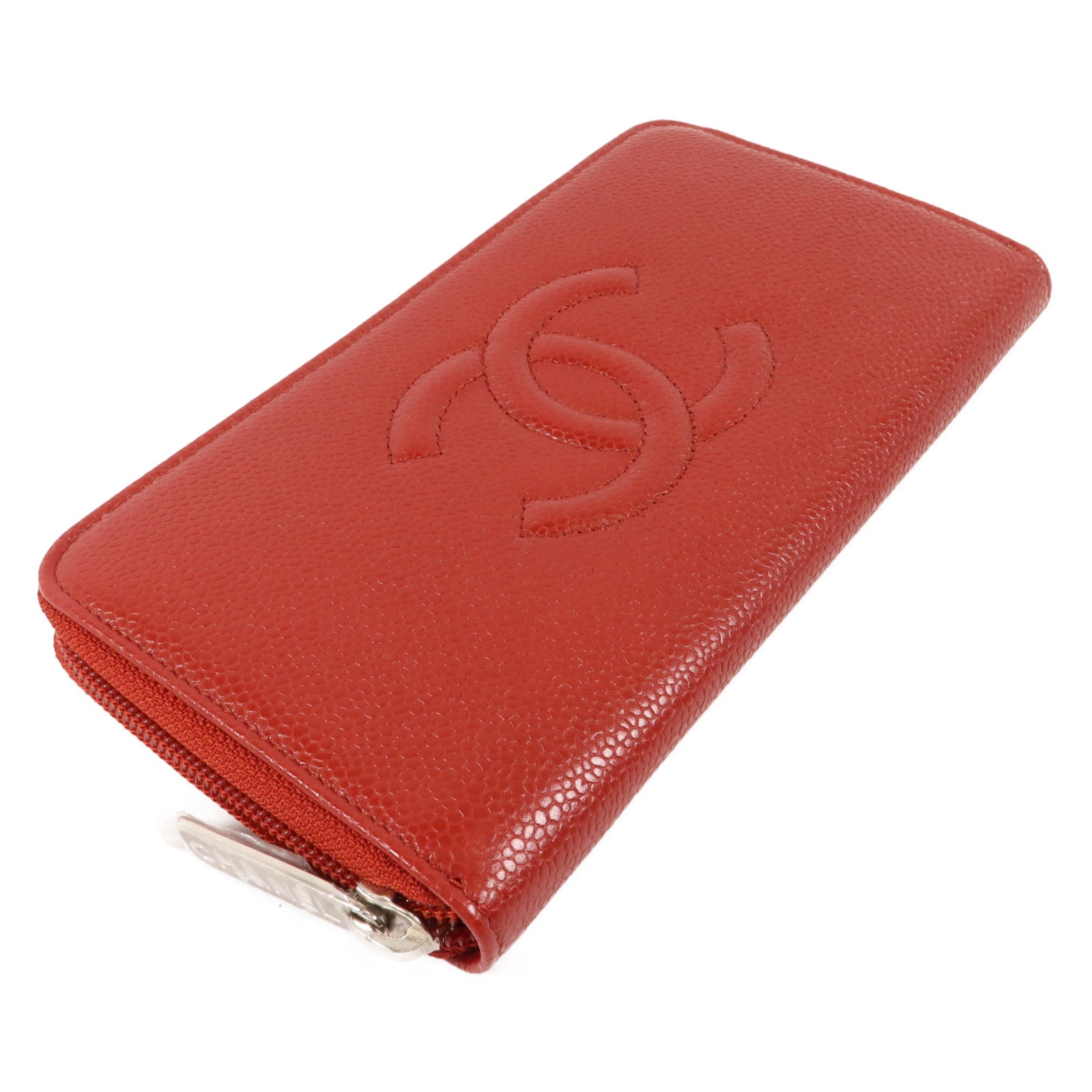 CHANEL 牛皮皮革Timeless CC Zipper Wallet長錢包