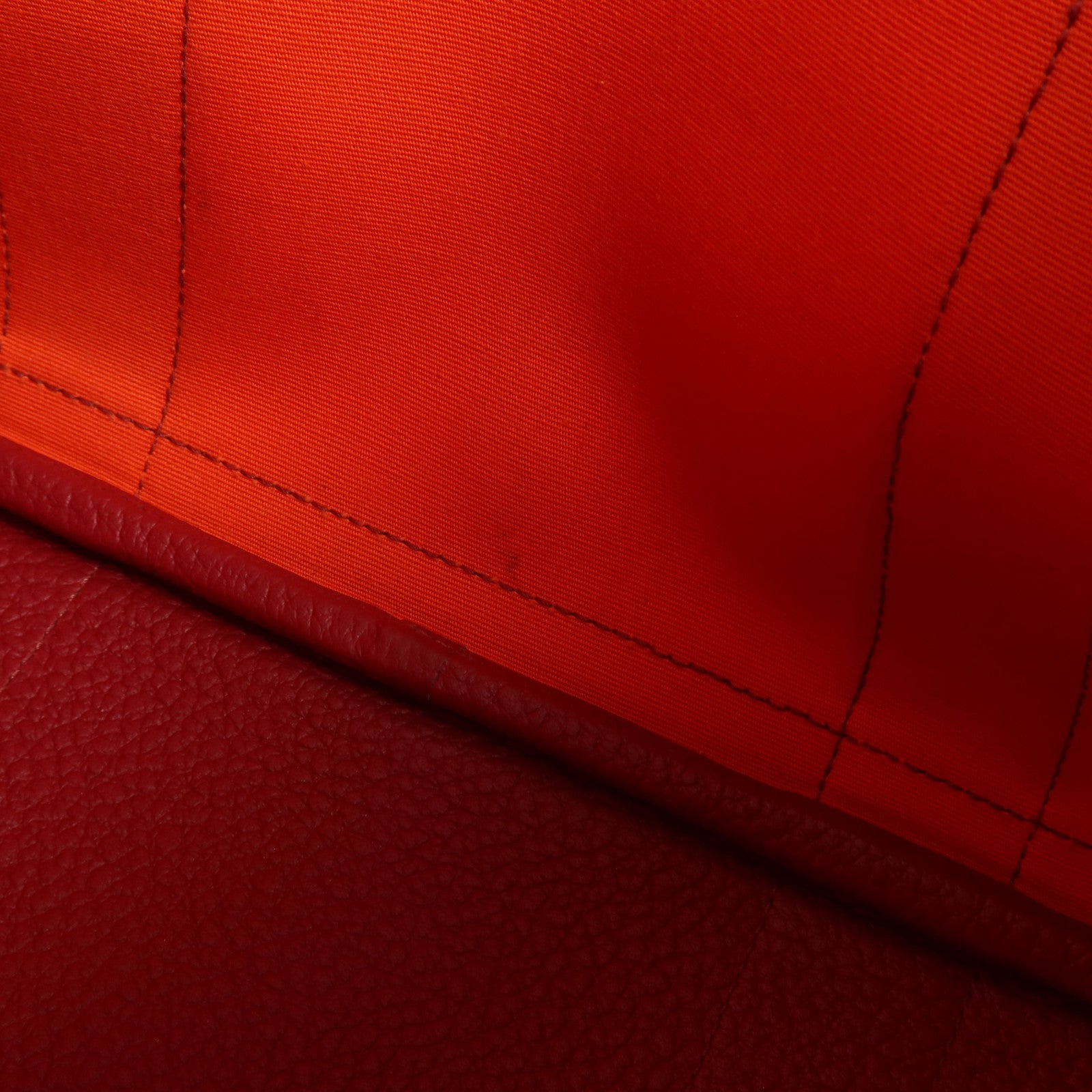 HERMES 帆布Garden Party PM銀扣手挽袋