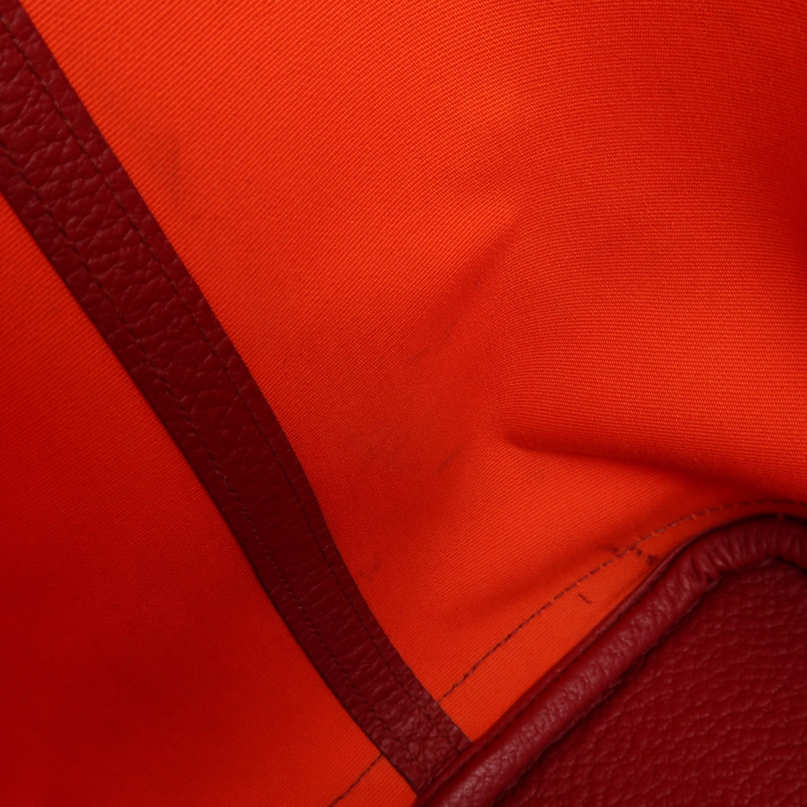 HERMES 帆布Garden Party PM銀扣手挽袋