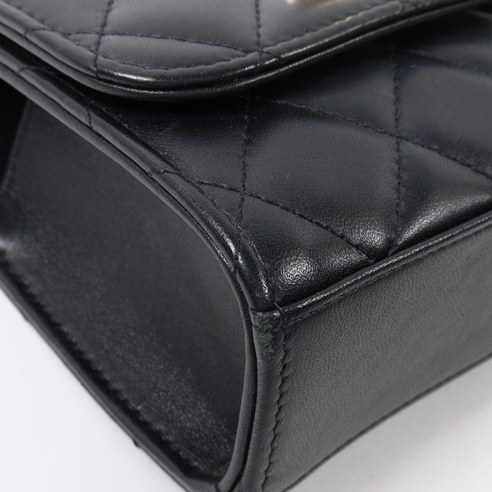 CHANEL 羊皮皮革Trendy CC Mini Bag鏈帶肩背袋