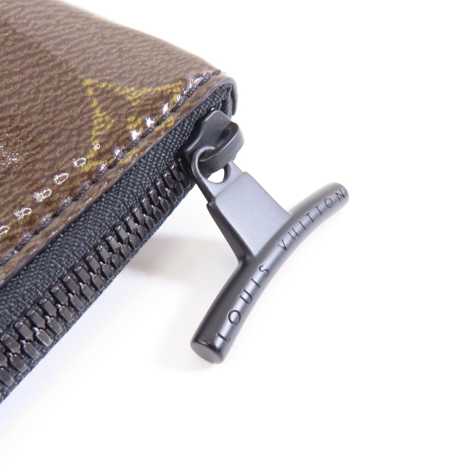 LOUIS VUITTON Monogram Glaze Pochette Pouch手拿包棕色
