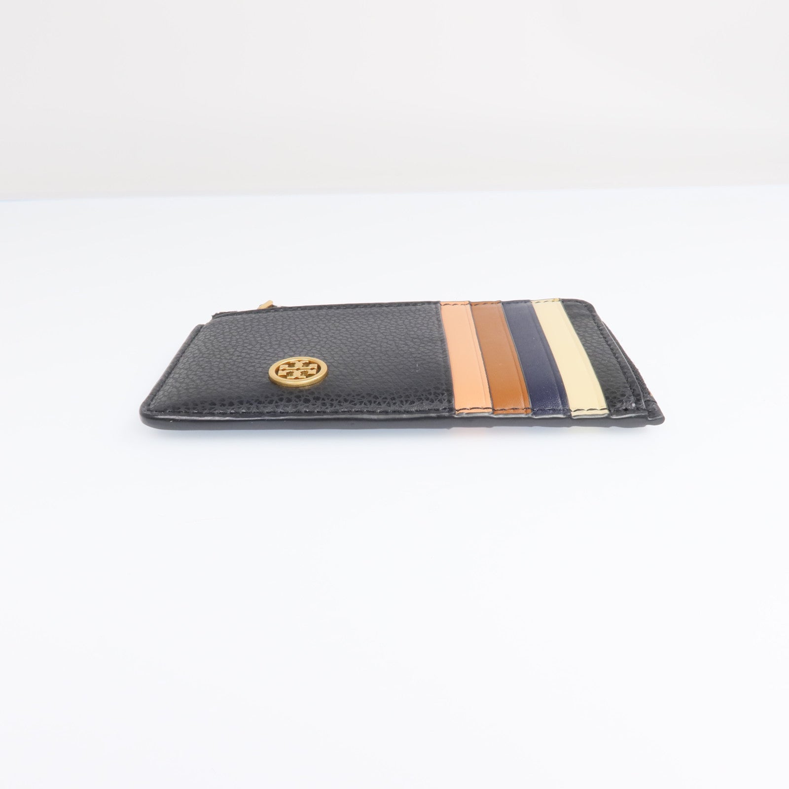 Tory Burch 牛皮皮革Card Case金扣卡片套