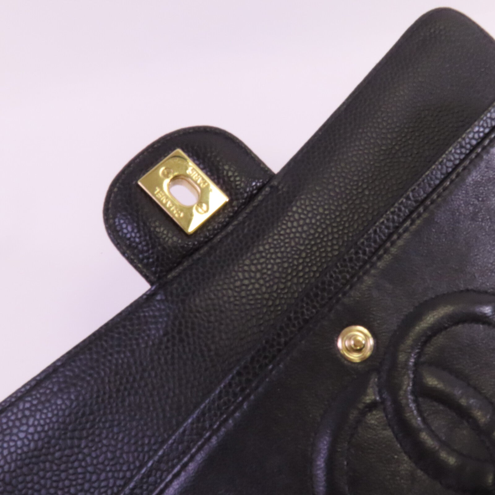 CHANEL 牛皮皮革Classic 25金扣鏈帶肩背袋