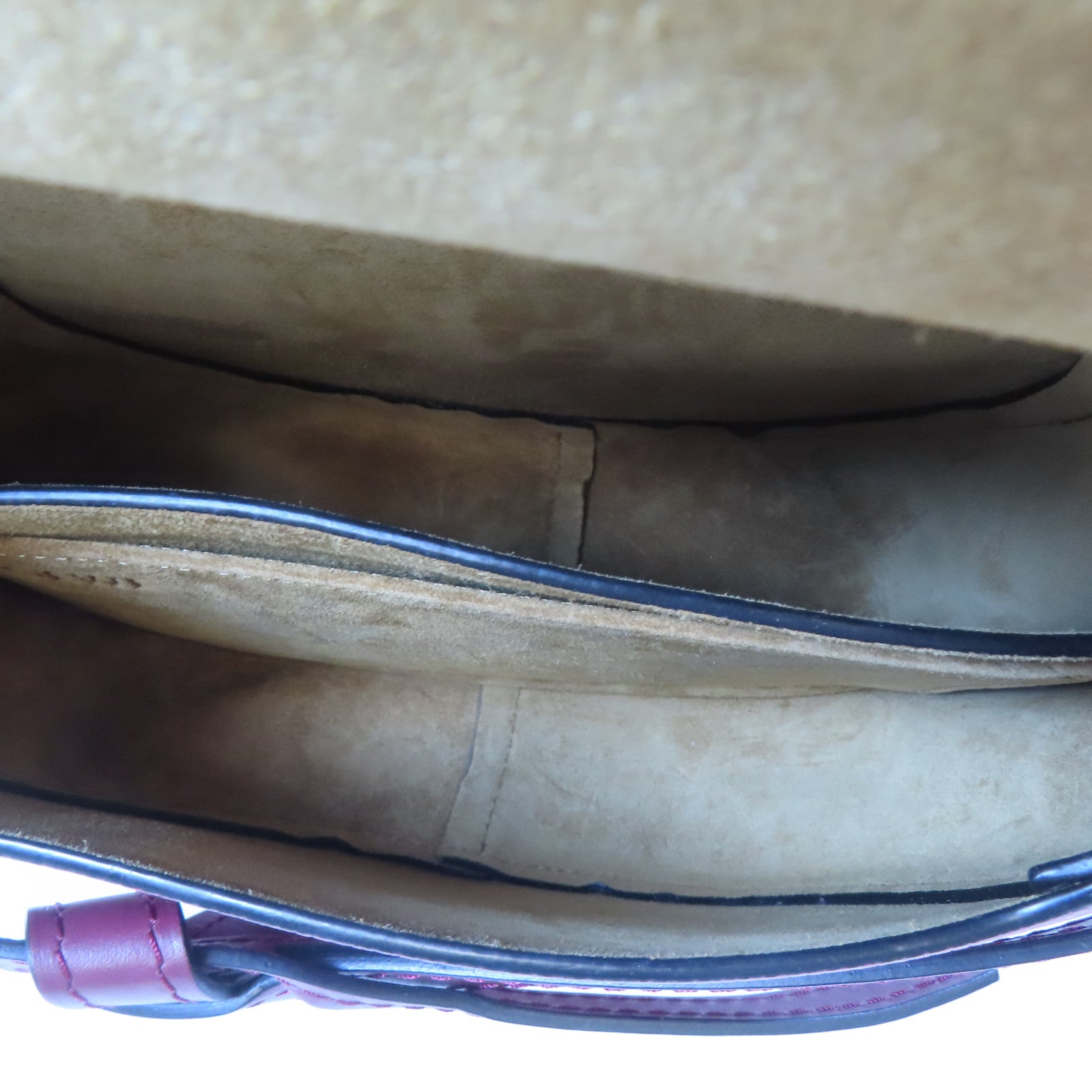 LOEWE 牛皮皮革Gate Small Bag金扣肩背袋紅色