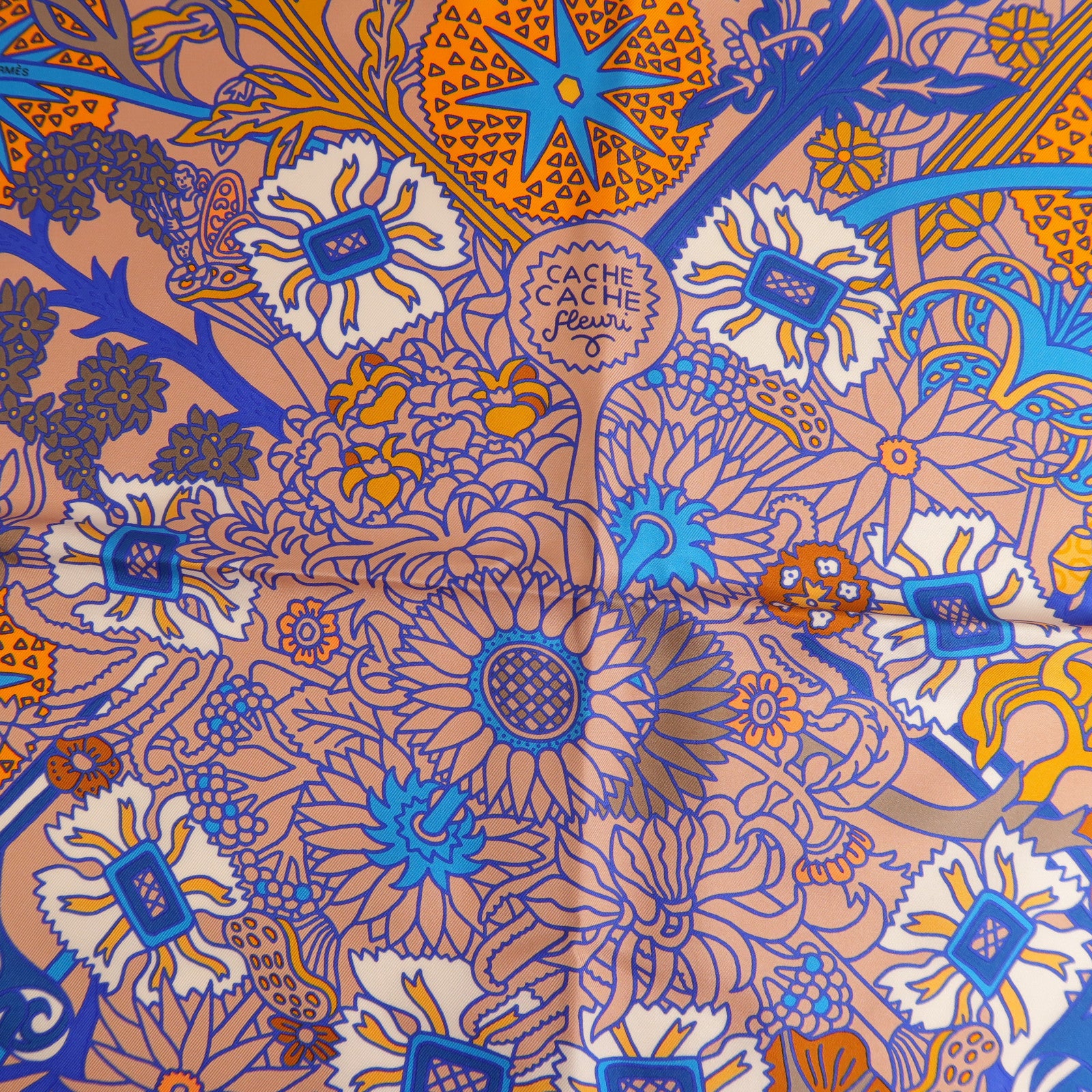 HERMES 絲質Scarf 90X90絲巾