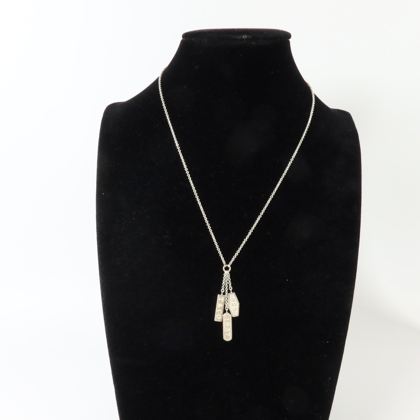 TIFFANY＆CO 925純銀1837 Necklace項鏈