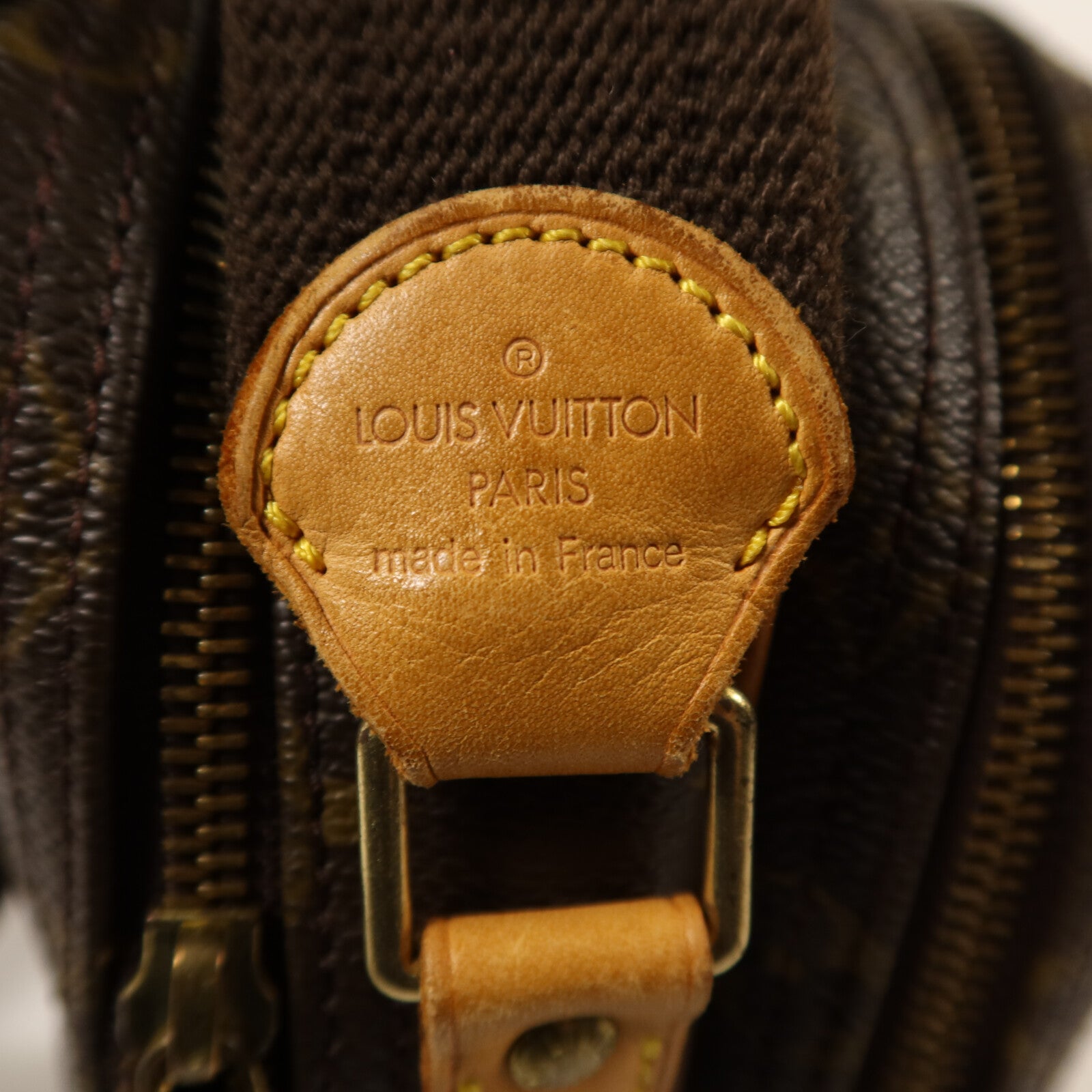 LOUIS VUITTON Monogram Reporter PM金扣肩背袋