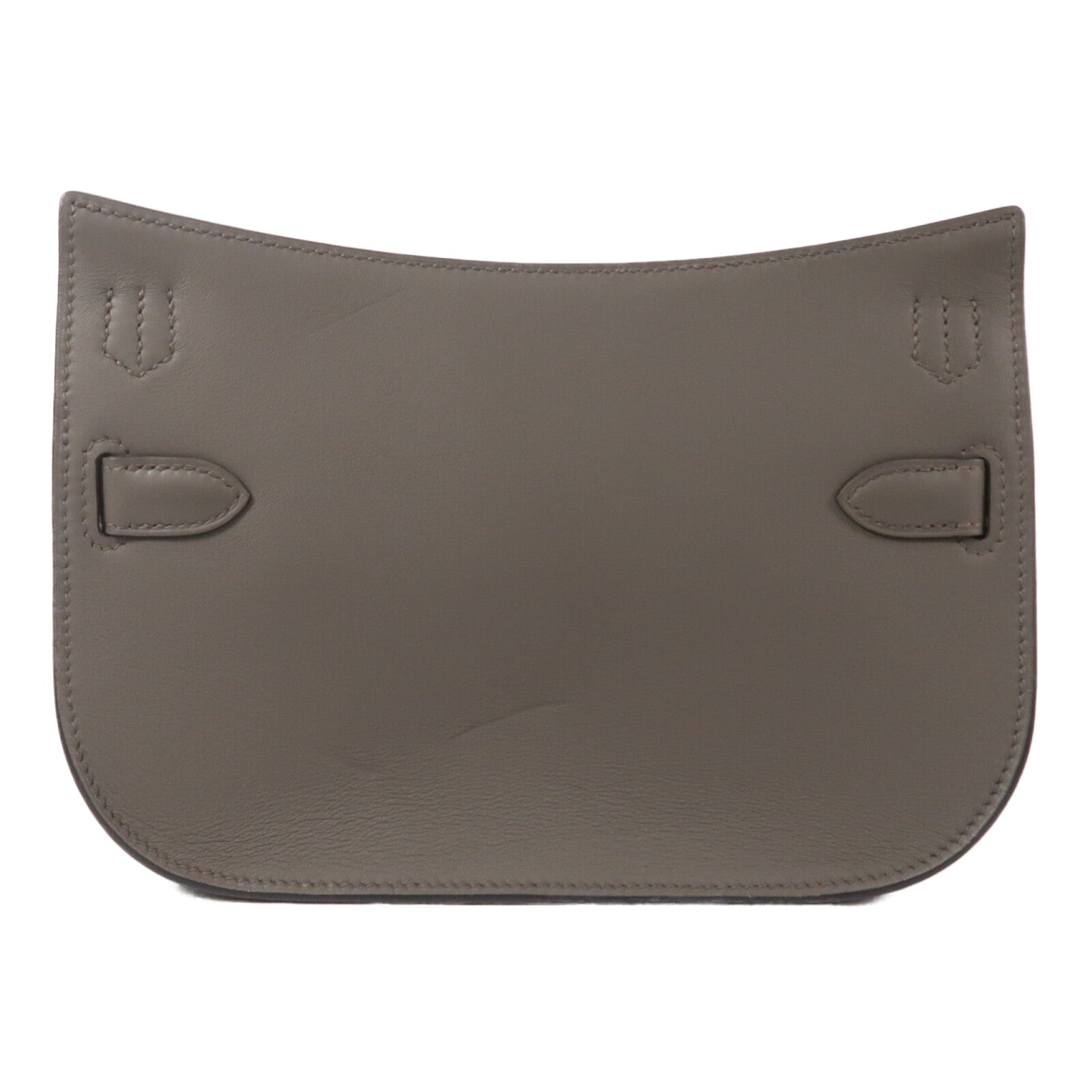 HERMES Swift皮革Mini Jypsiere肩背袋Etain