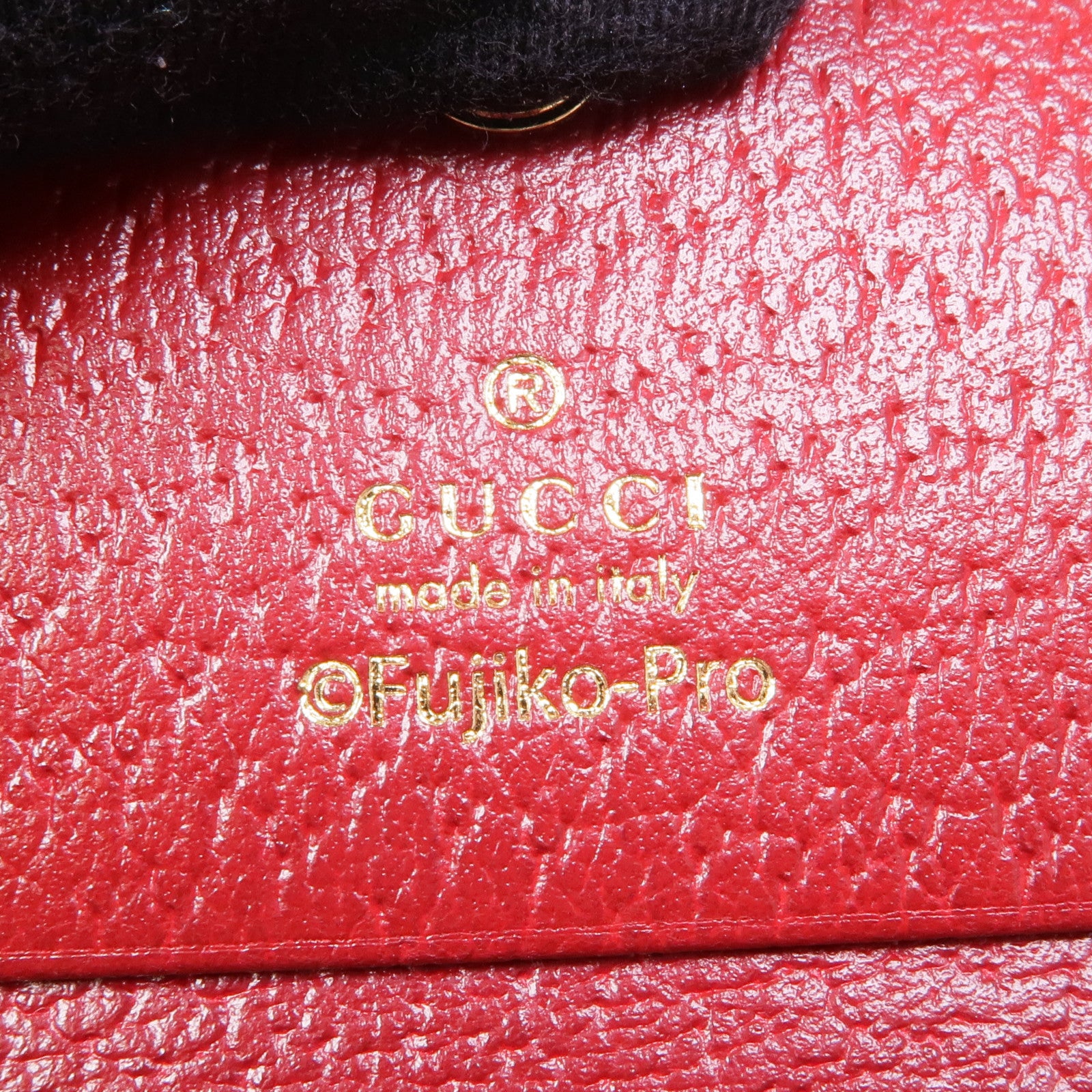 GUCCI 塗層帆布/皮革Gucci x Doraemon Card Case卡片套