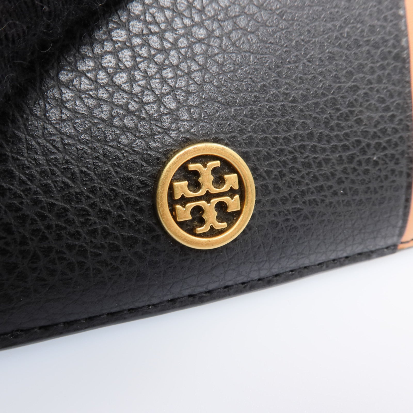 Tory Burch 牛皮皮革Card Case金扣卡片套