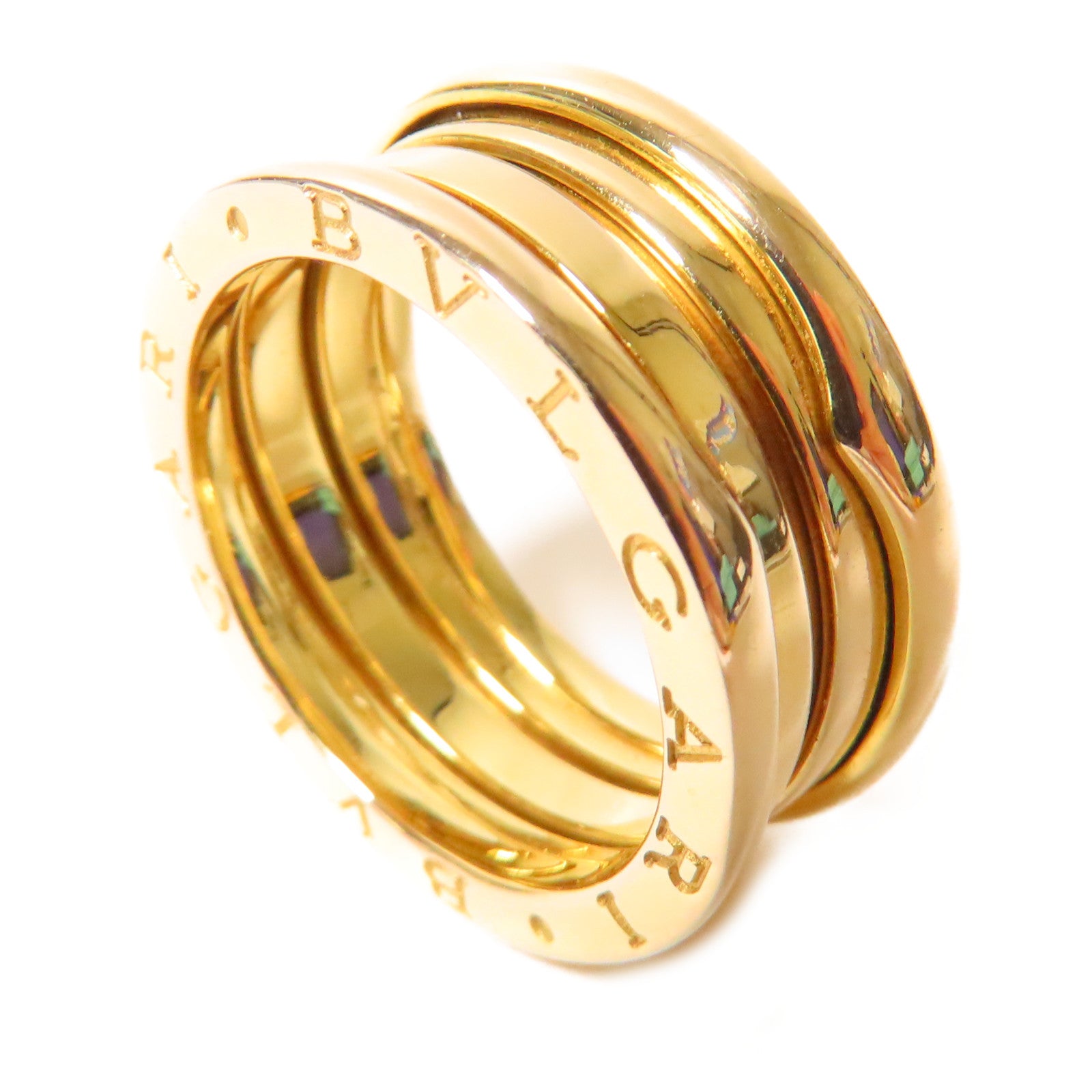 BVLGARI 18K黃金B-zero1戒指US#/BVLGARI#56