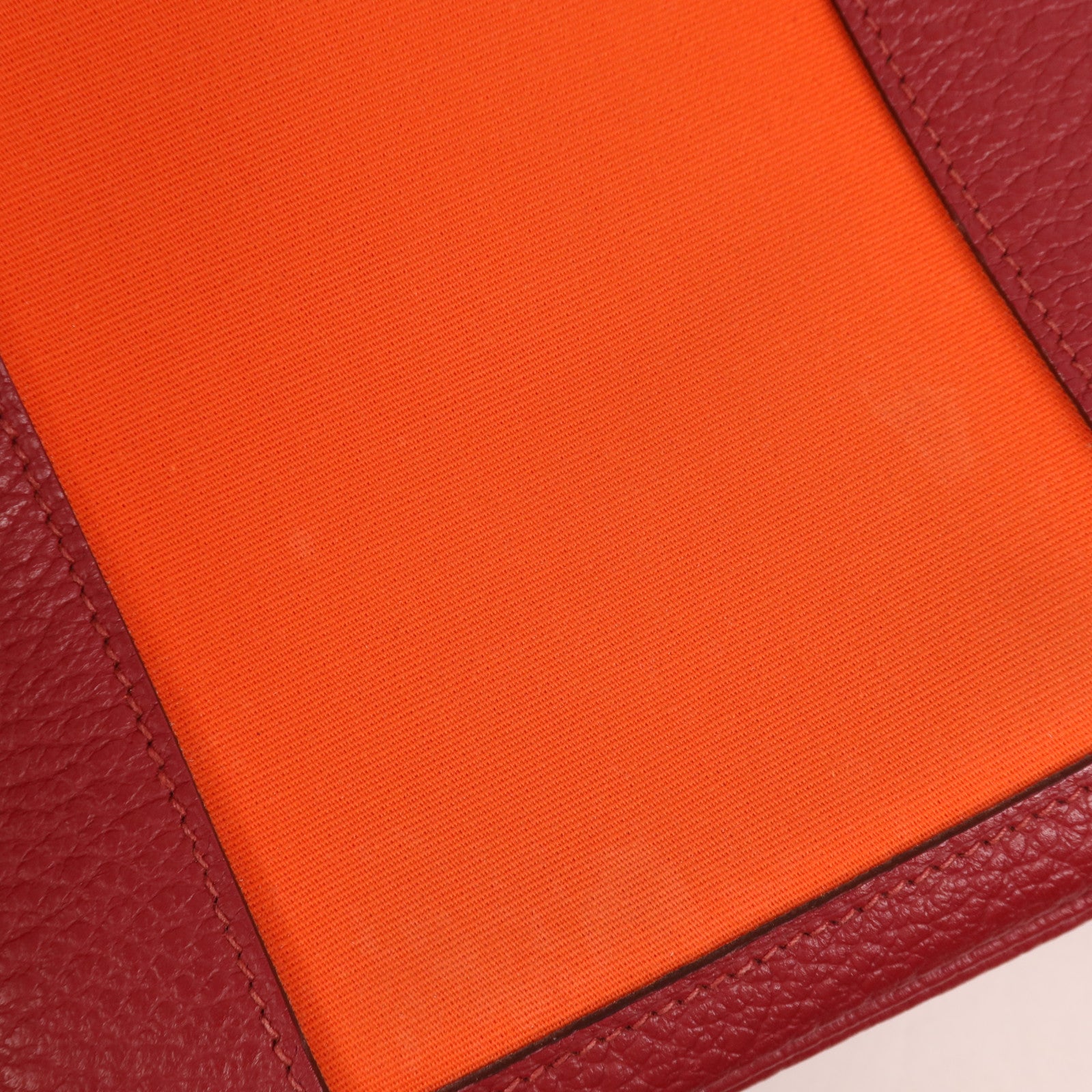 HERMES 帆布Garden Party PM銀扣手挽袋