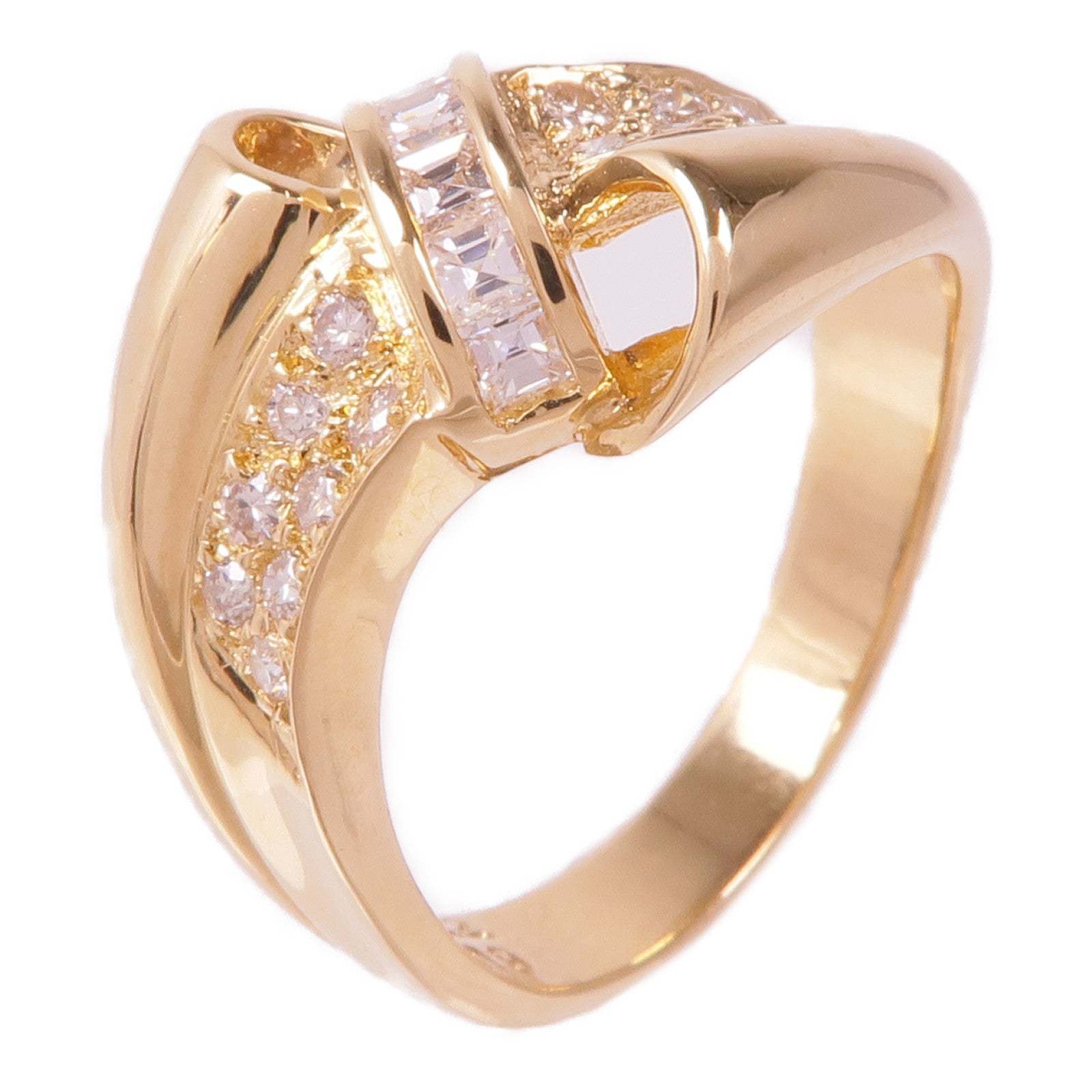 JEWELRY 18K玫瑰金Diamond Ring鑽石戒指US#6.5