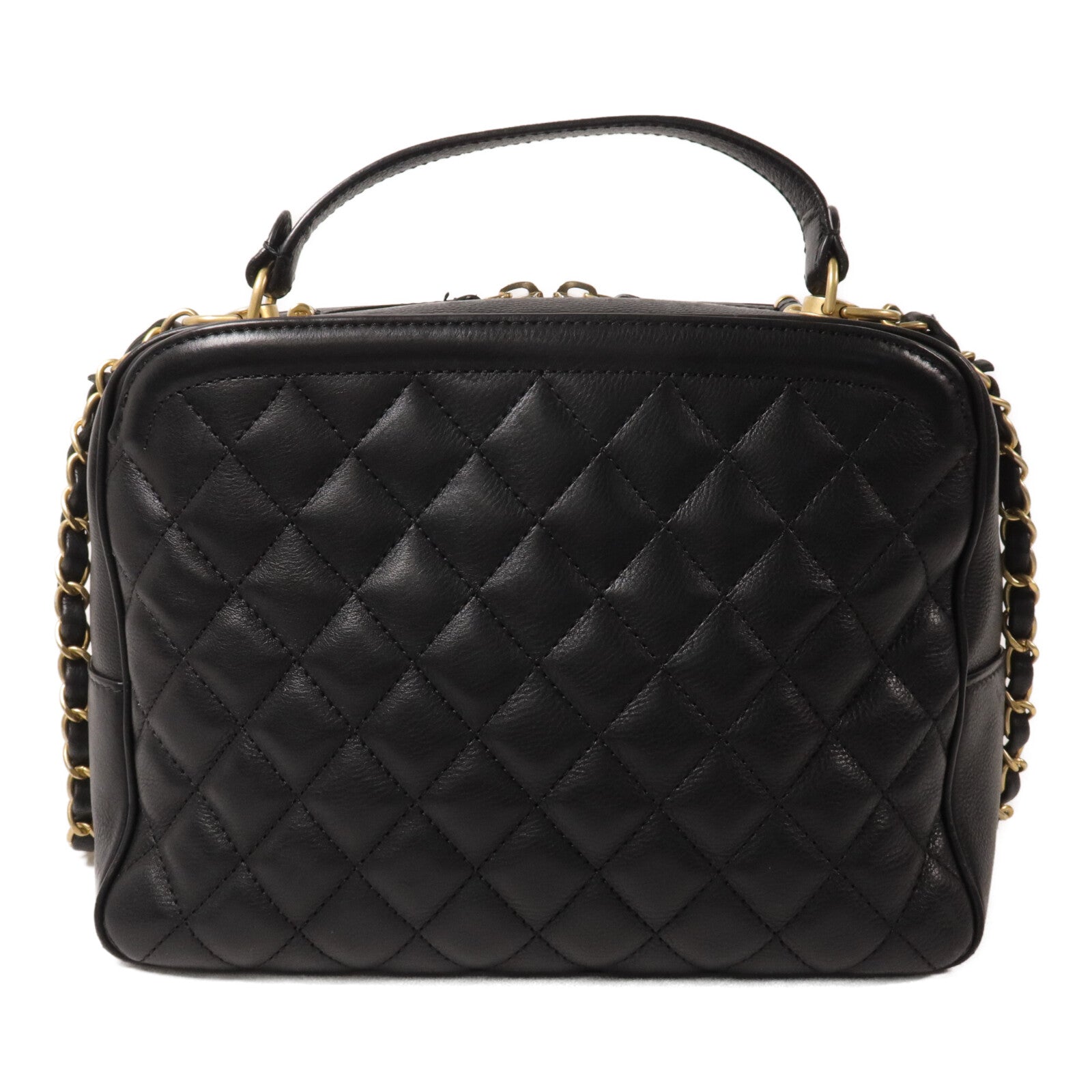 CHANEL 牛皮皮革2 Way Shoulder Bag鏈帶肩背袋