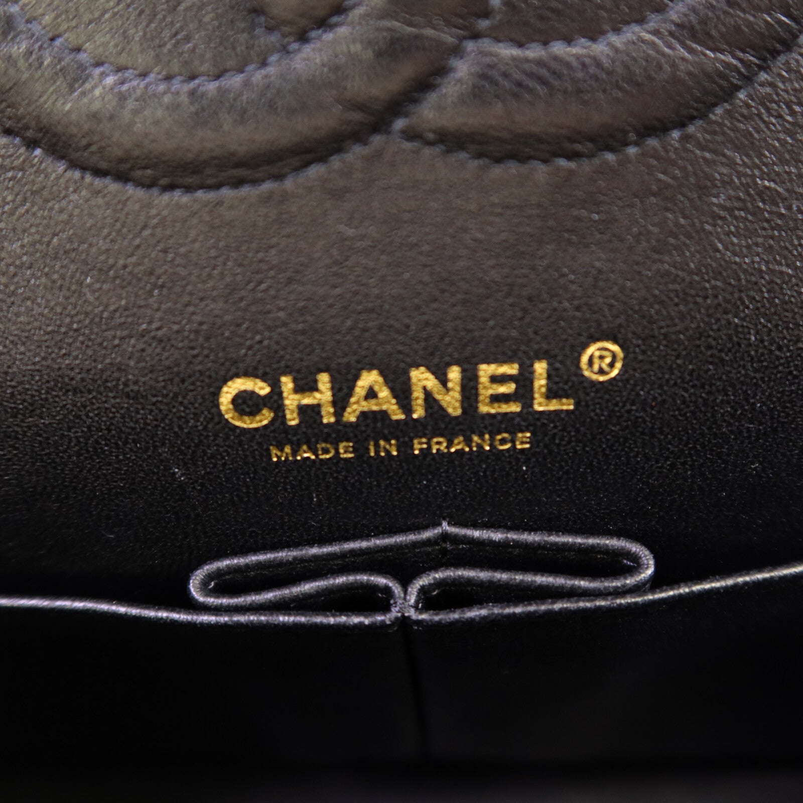 CHANEL 牛皮皮革Classic 25金扣鏈帶肩背袋