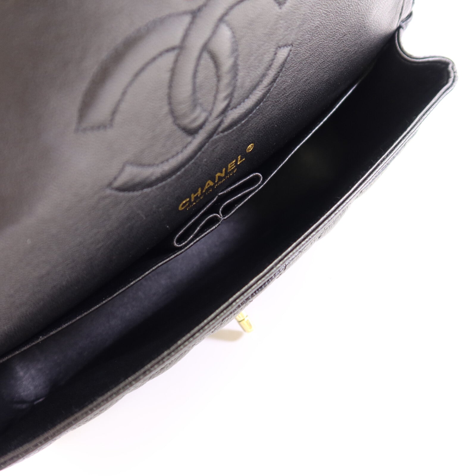 CHANEL 牛皮皮革Classic 25金扣鏈帶肩背袋