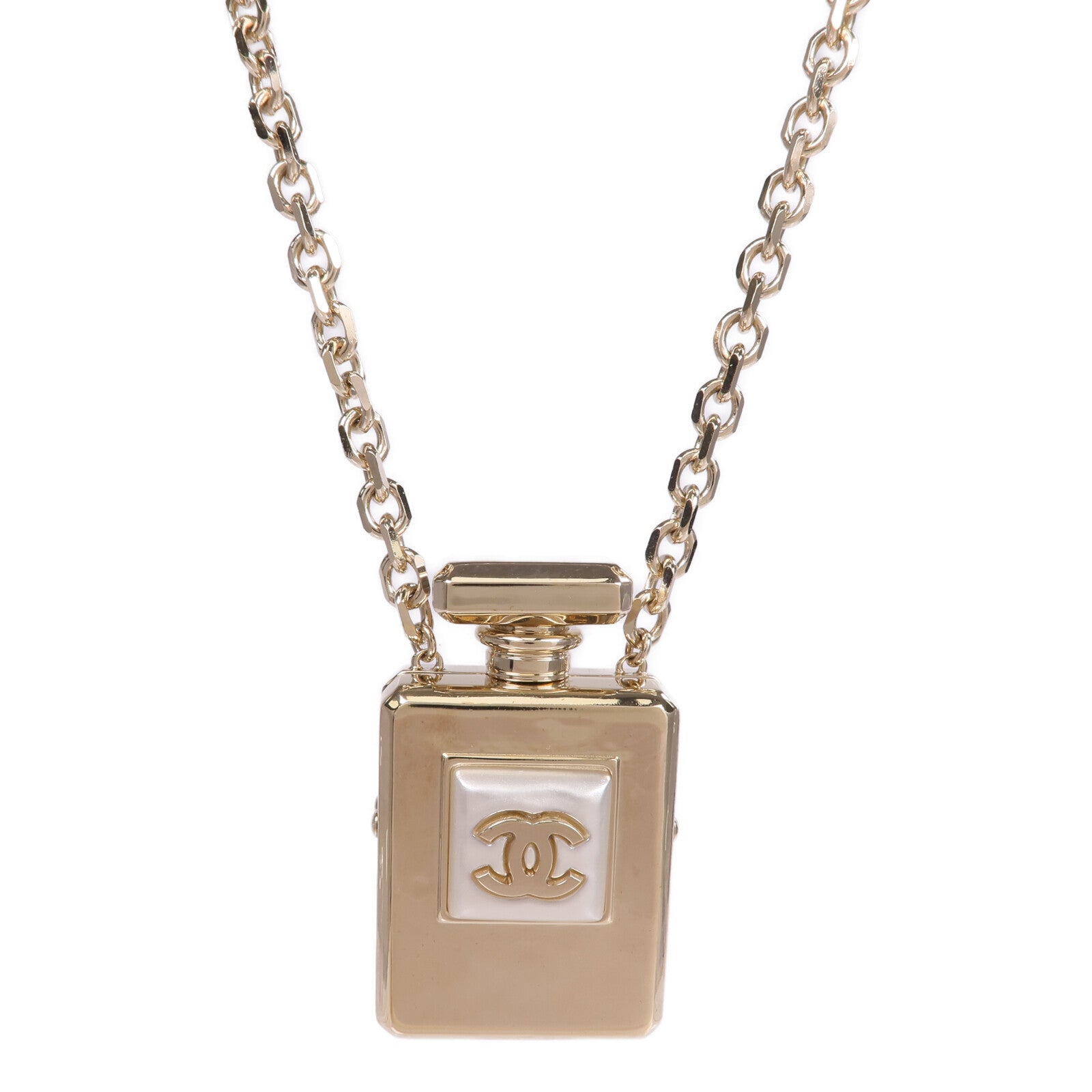 CHANEL 金屬CC Perfume Bottle項鍊