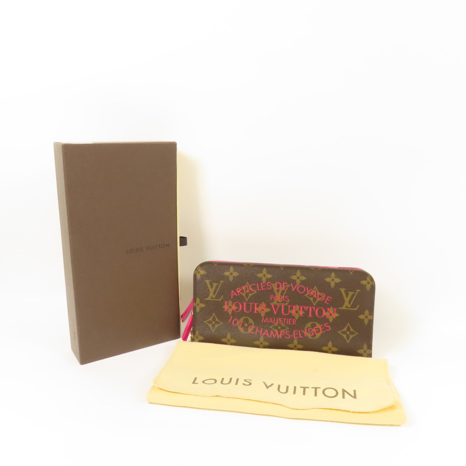 LOUIS VUITTON Monogram Long Wallet金扣長錢包