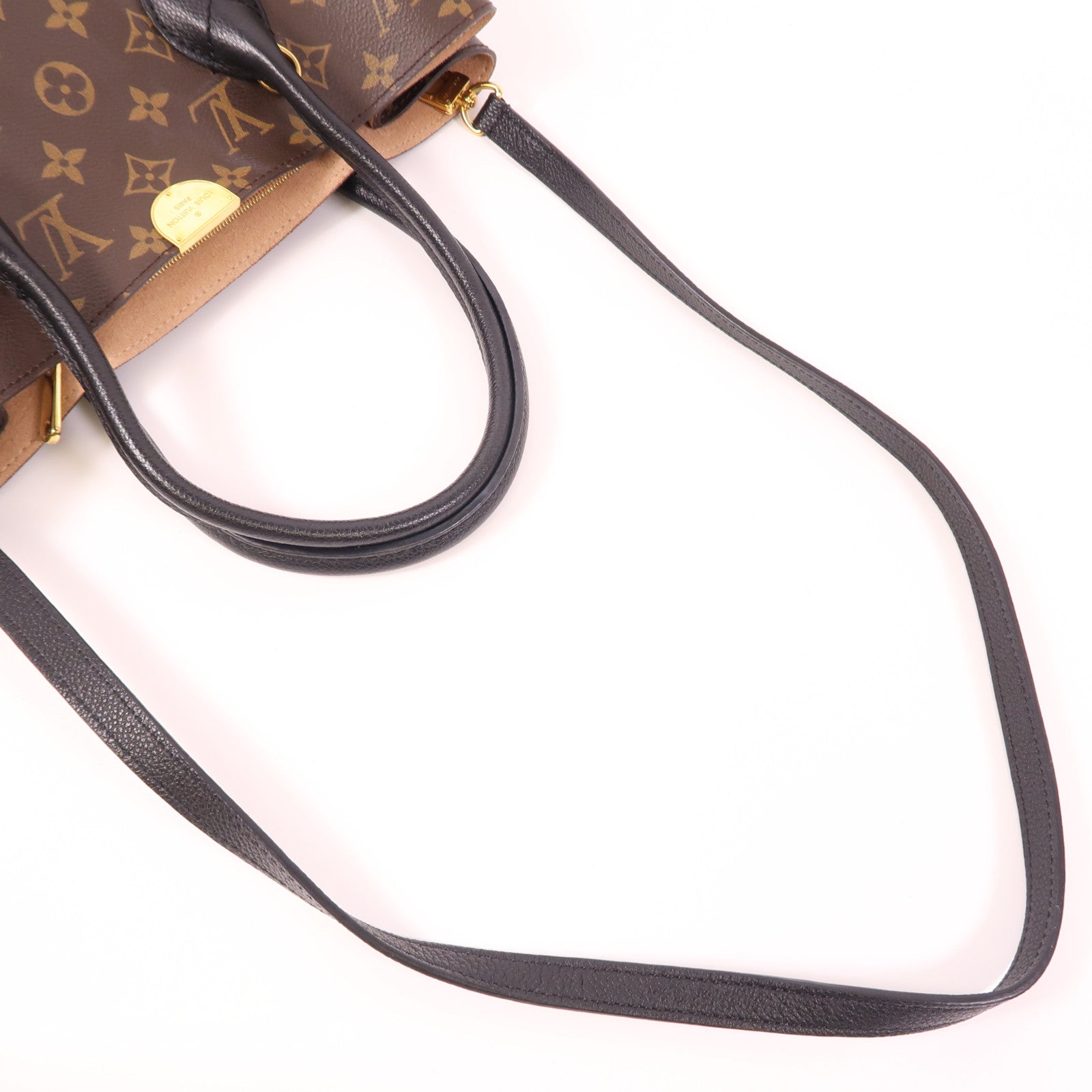 LOUIS VUITTON Monogram Flandrin金扣手挽肩背兩用袋