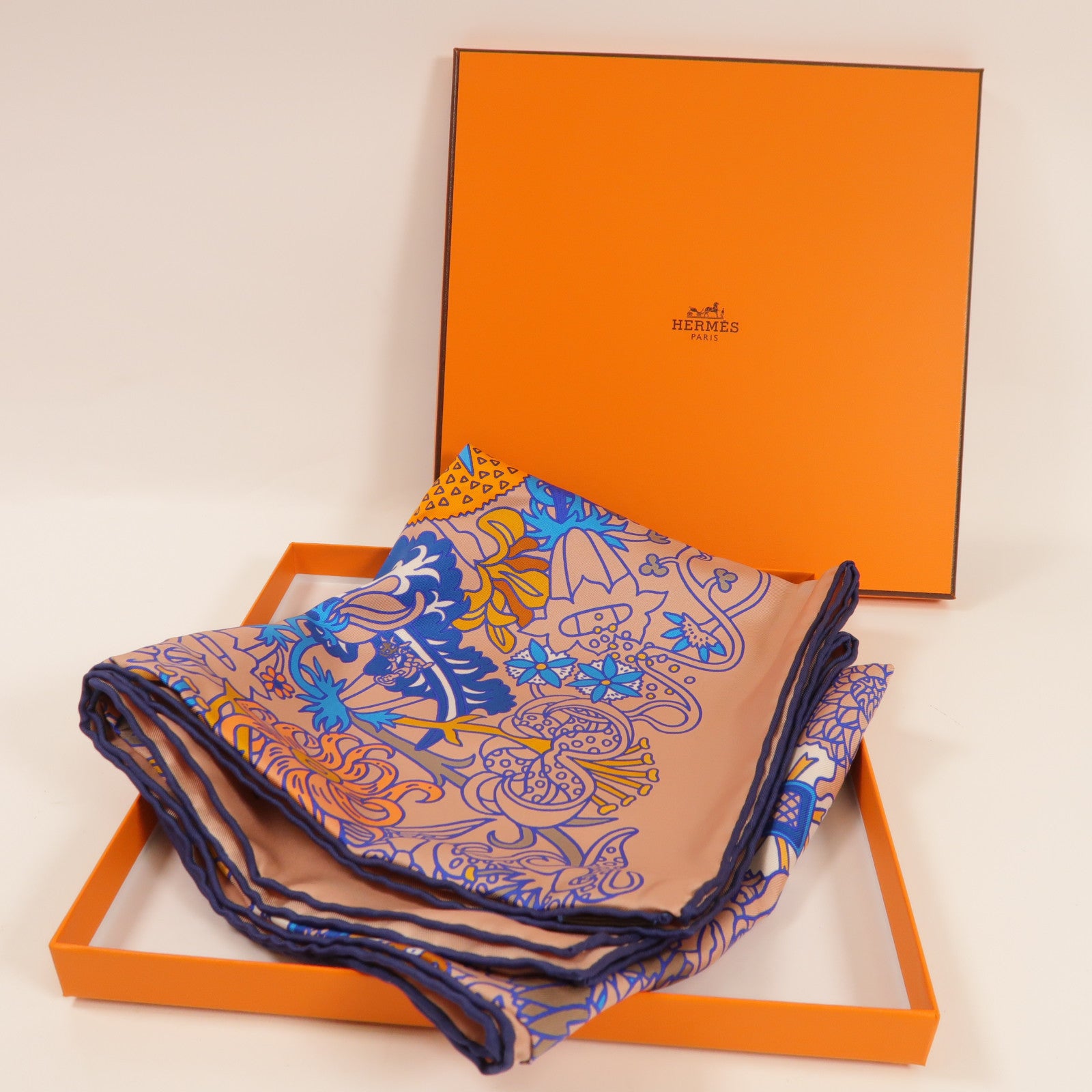 HERMES 絲質Scarf 90X90絲巾