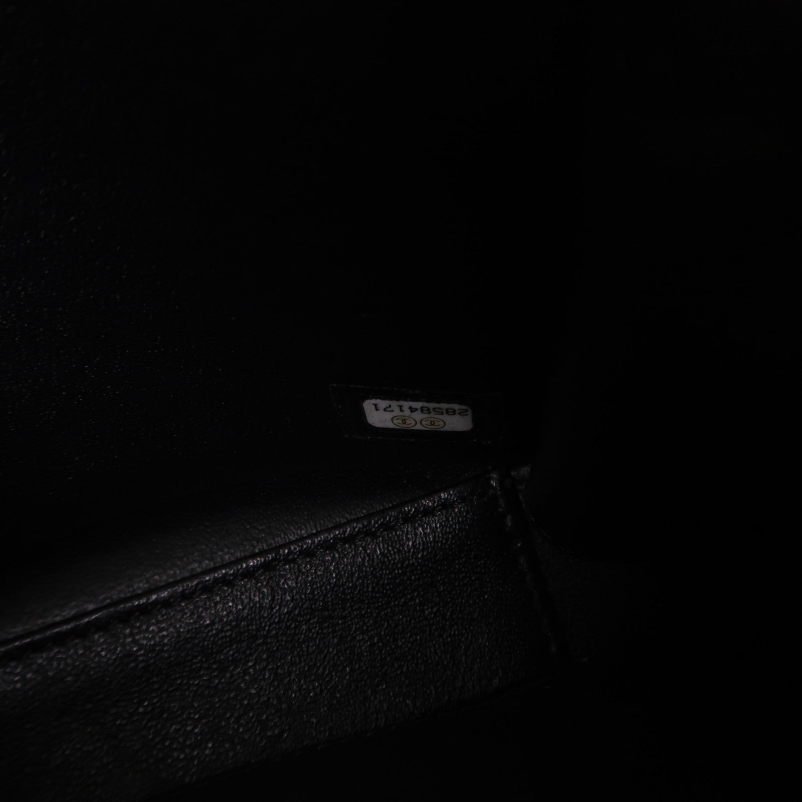 CHANEL 【激減優惠】菱格Caviar皮革Filigree Small Vanity Case金扣手挽肩背兩用袋黑色/藍色