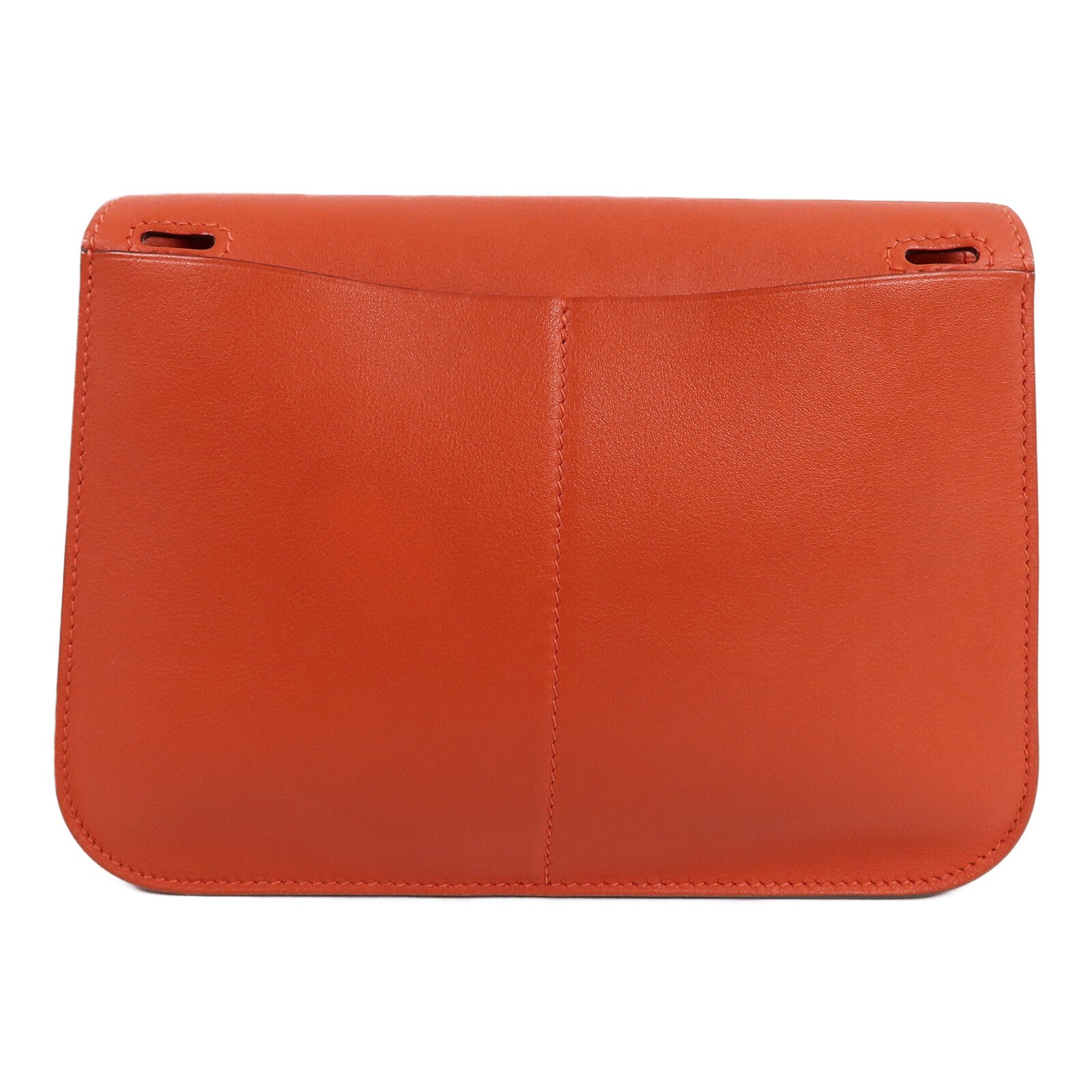 HERMES Swift皮革Mini Halzan手挽肩背兩用袋Rouge Tomate