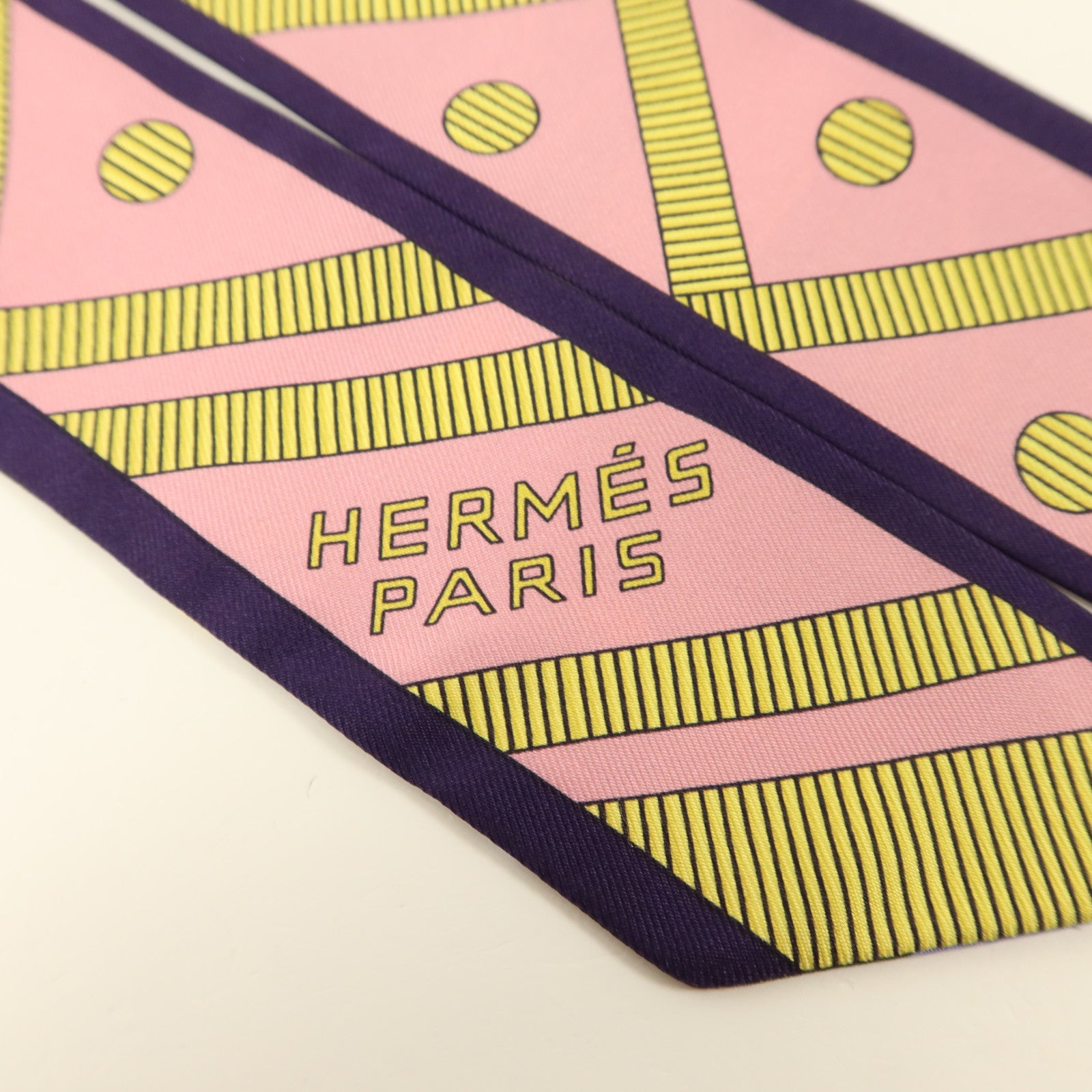 HERMES 絲質Twilly絲巾